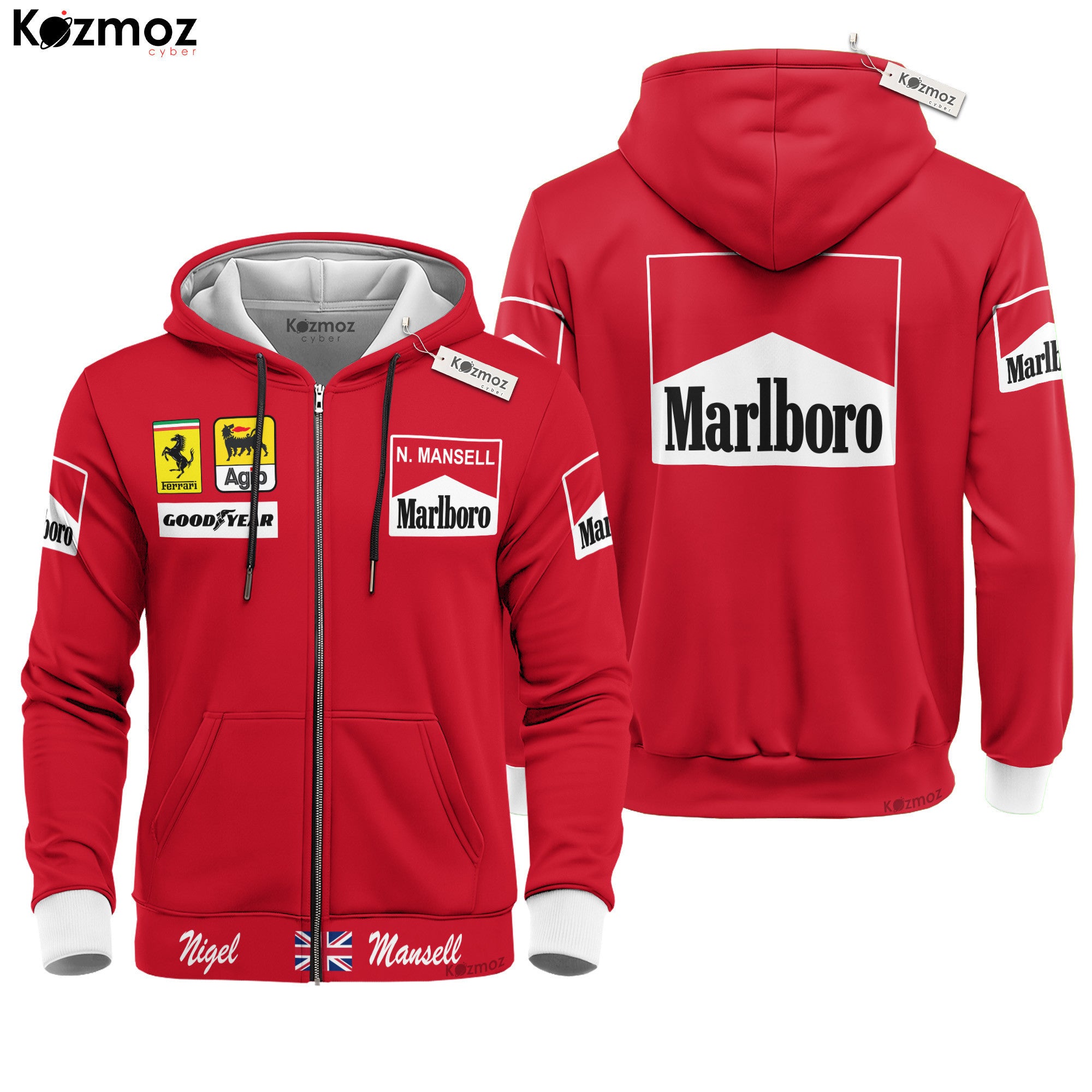 Nigel Mansell Racing Costume 1991 Go Kart Racing -