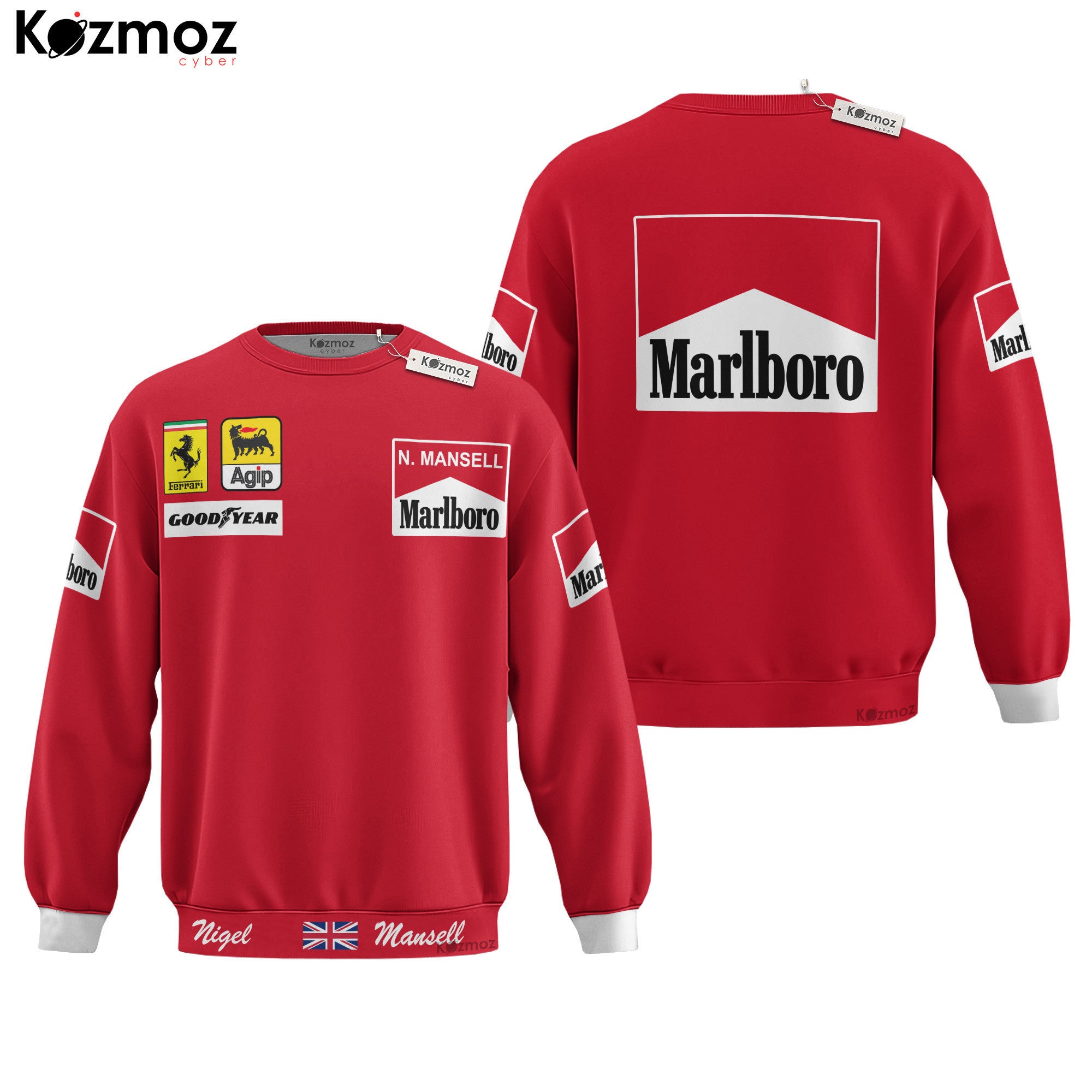 Nigel Mansell Racing Costume 1991 Go Kart Racing -