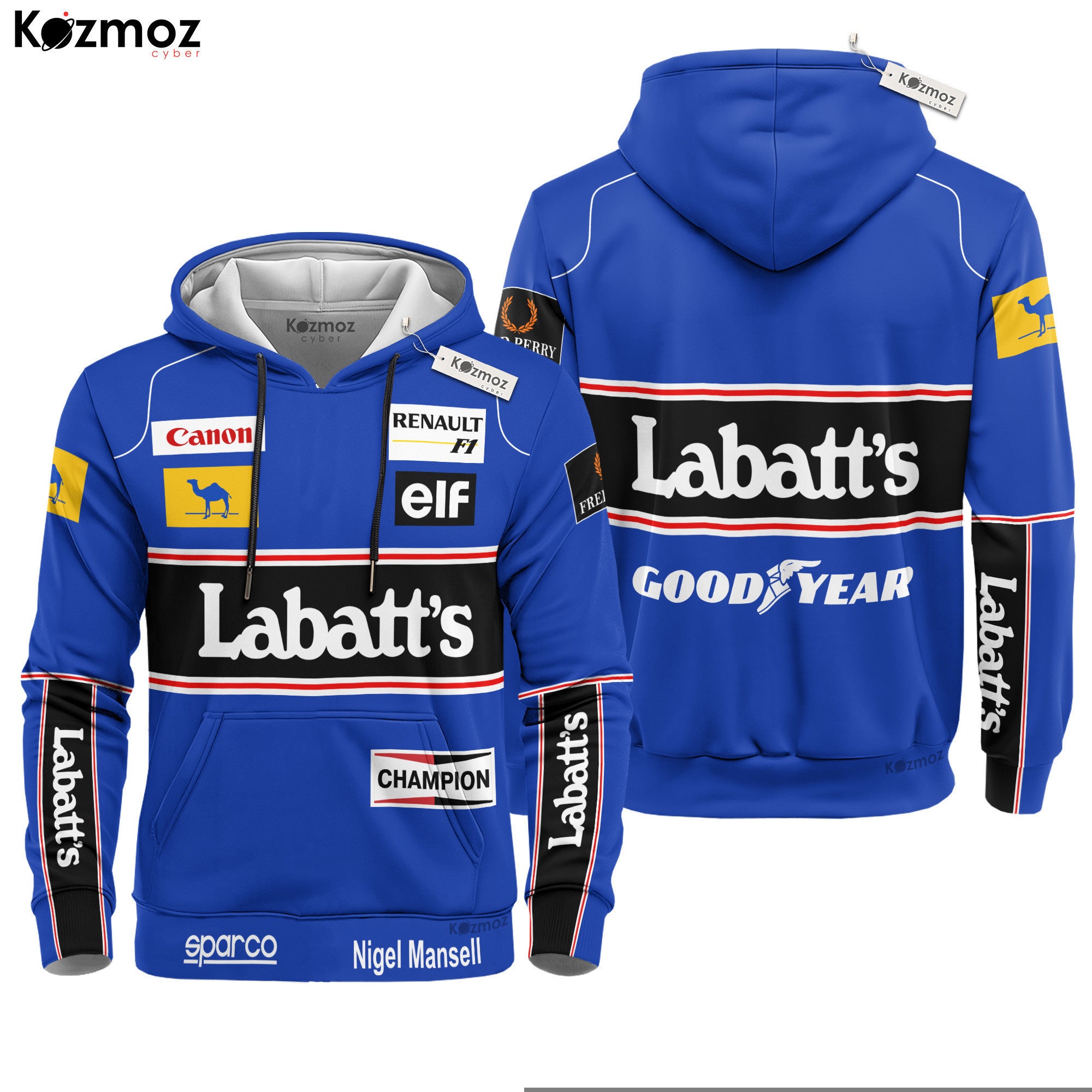 Nigel Mansell Racing Costume 1992 Williams Racing Team -