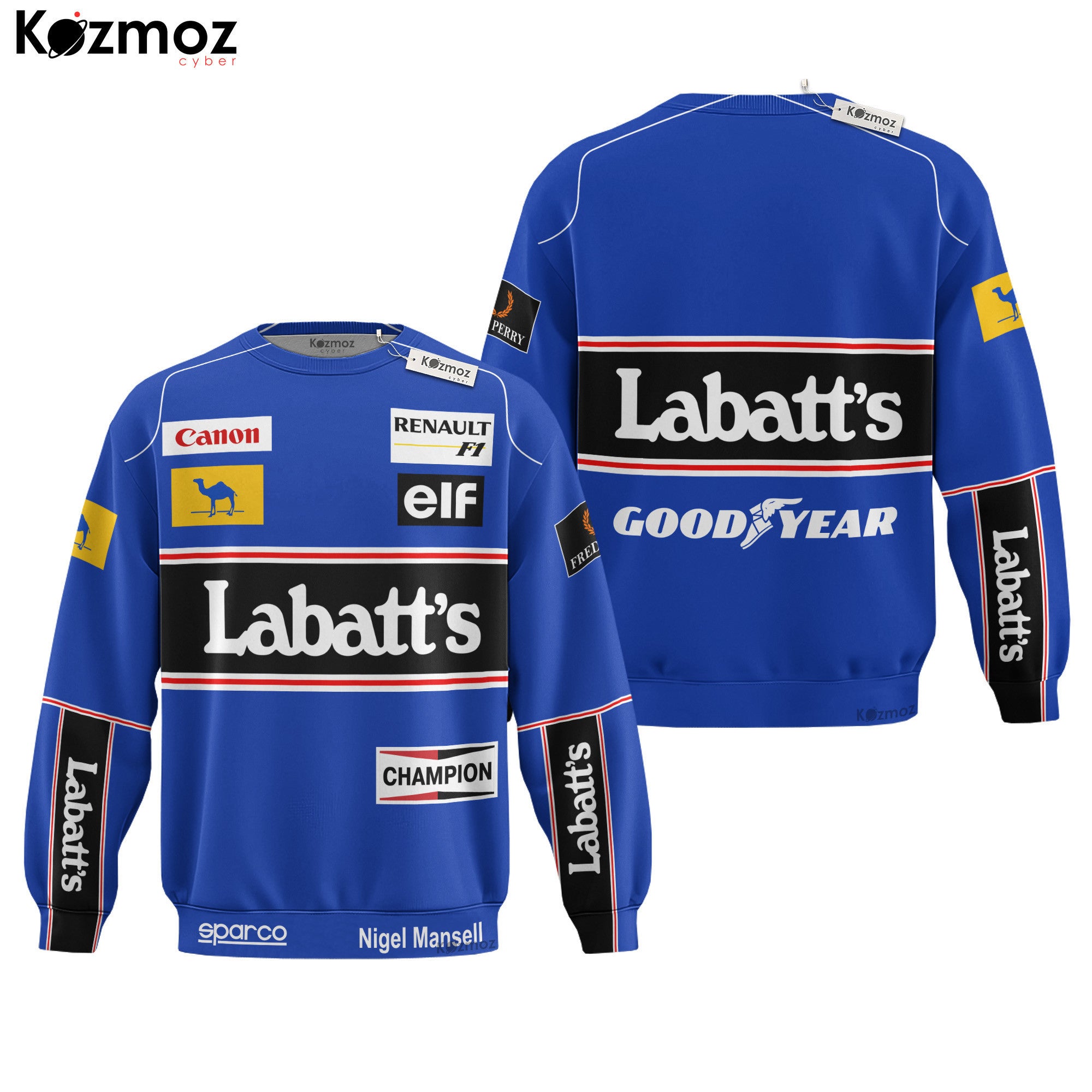 Nigel Mansell Racing Costume 1992 Williams Racing Team -
