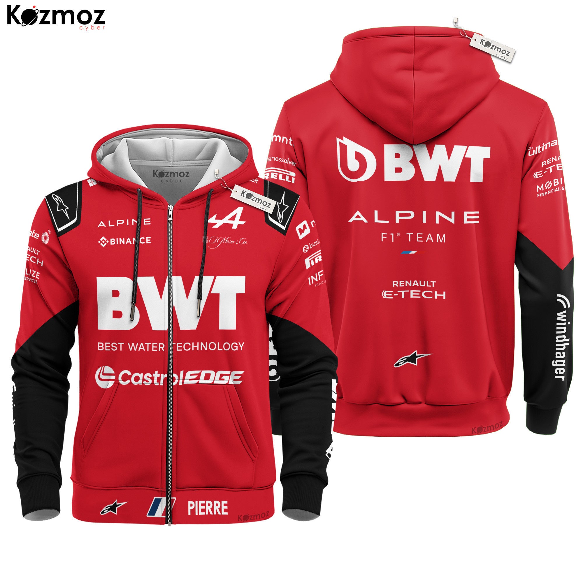 Pierre Gasly BWT Team Alpine x Deadpool & Wolverine Racing Costume Belgian GP -