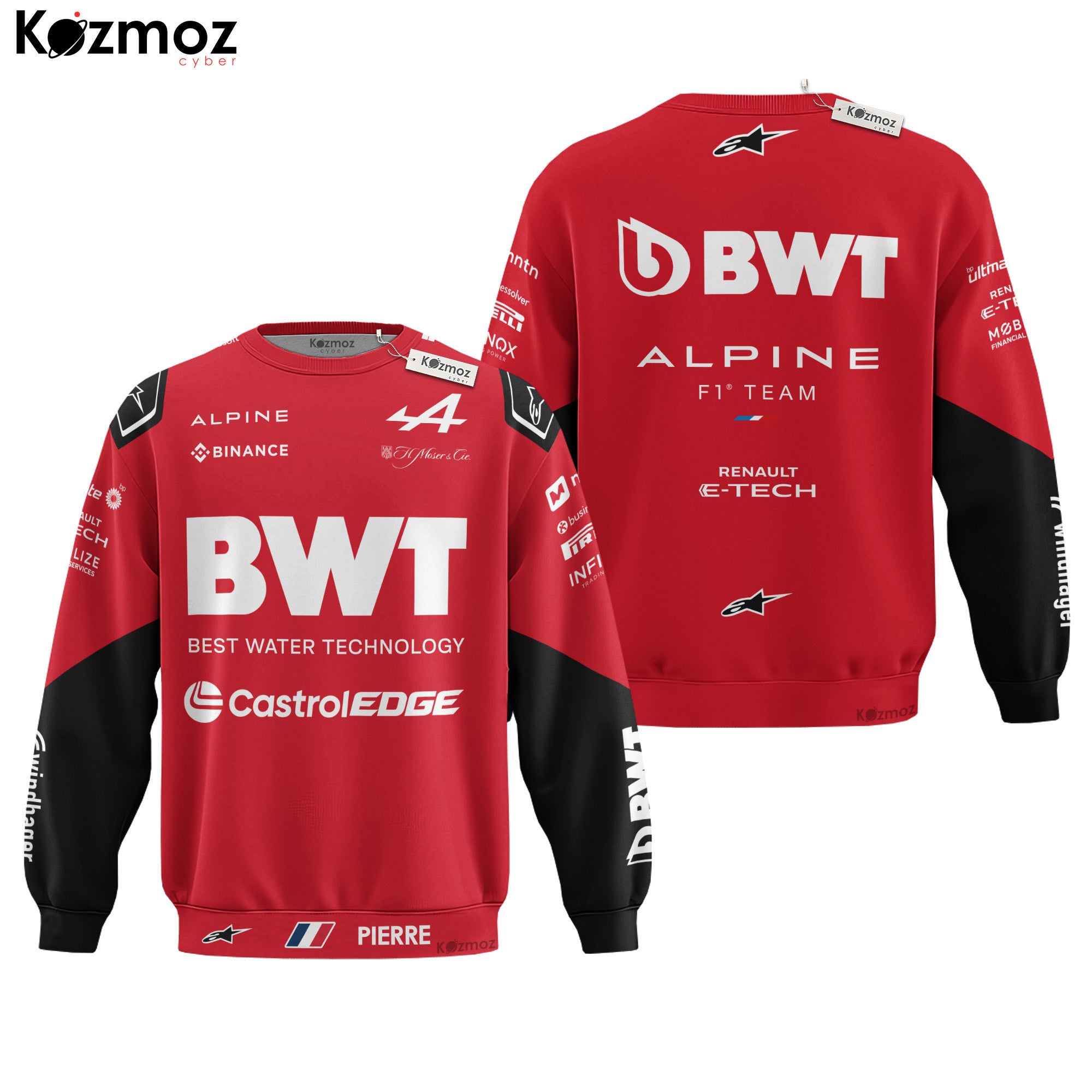 Pierre Gasly BWT Team Alpine x Deadpool & Wolverine Racing Costume Belgian GP -