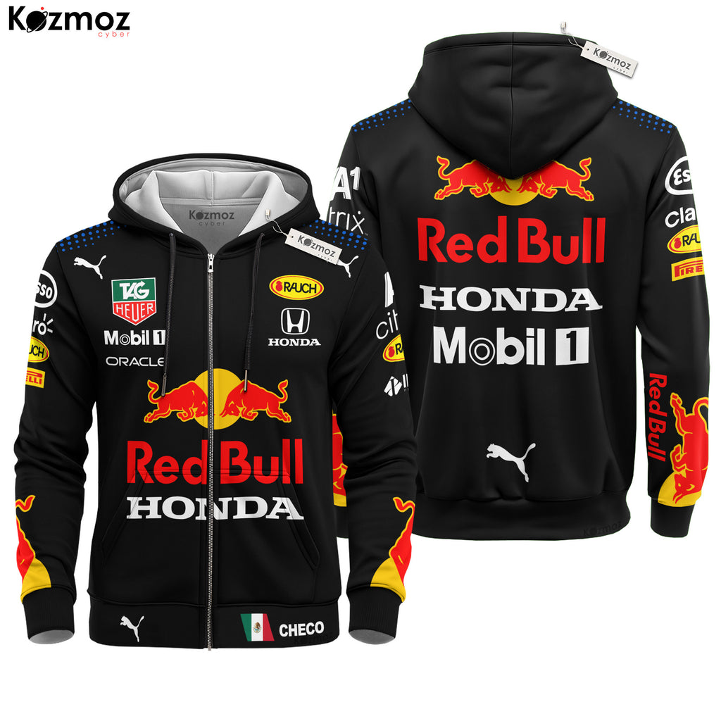 Sergio Perez Racing Suit 2021 Race Worn Collection - Red Bull Racing Honda Team