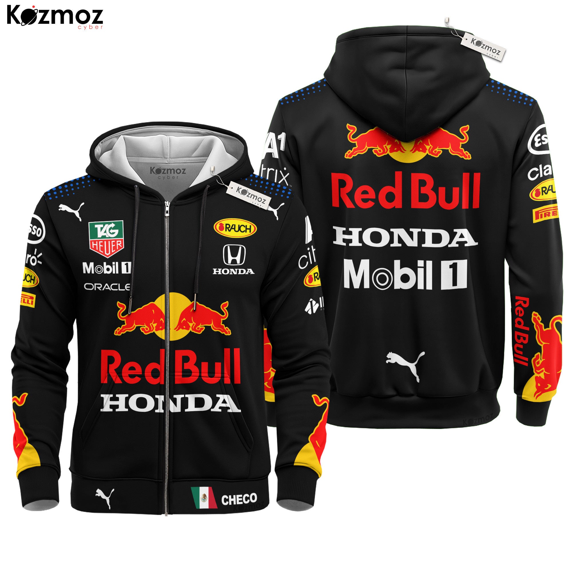Sergio Perez Racing Suit 2021 Race Worn Collection - Red Bull Racing Honda Team
