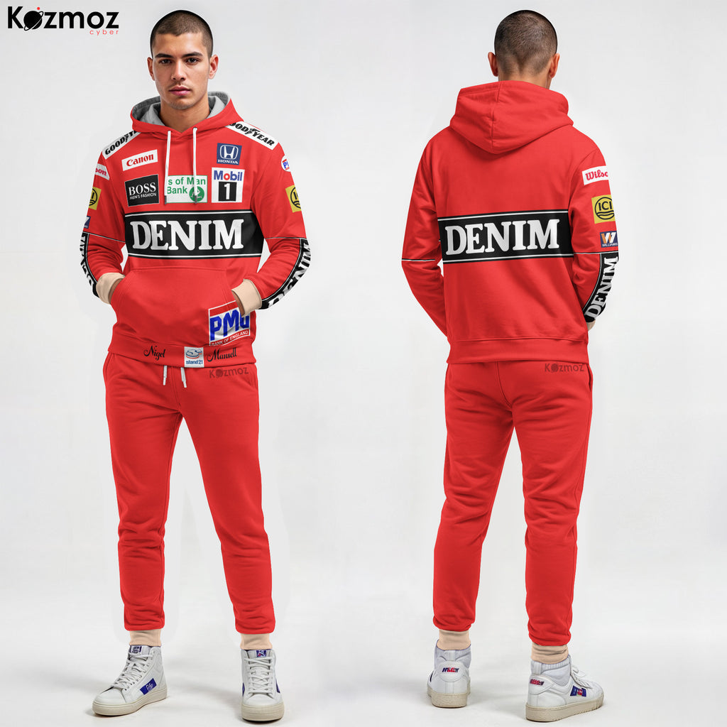 Nigel Mansell Racing Suit 1986 British GP Collection - Canon Williams Honda Team