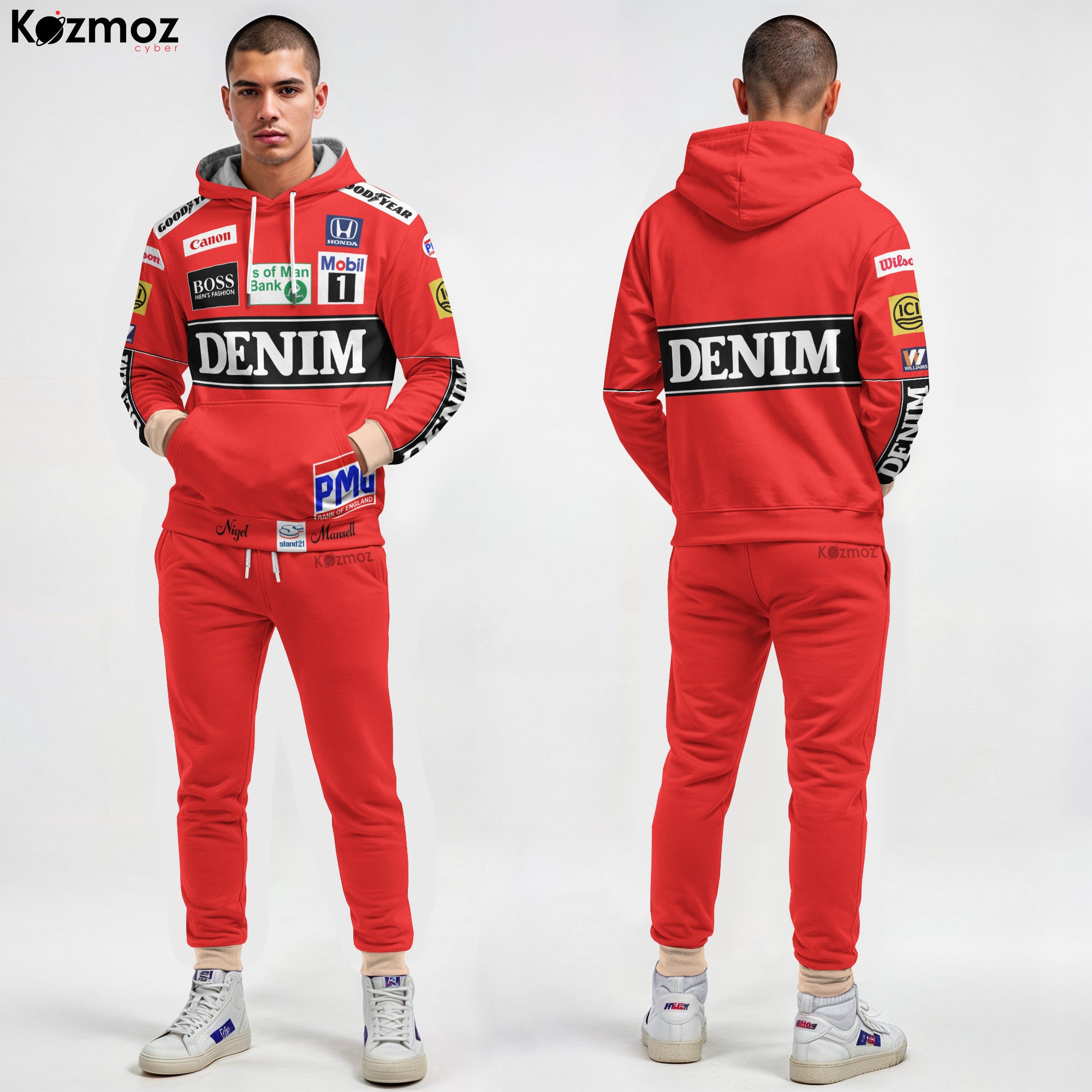 Nigel Mansell Racing Suit 1986 British GP Collection - Canon Williams Honda Team
