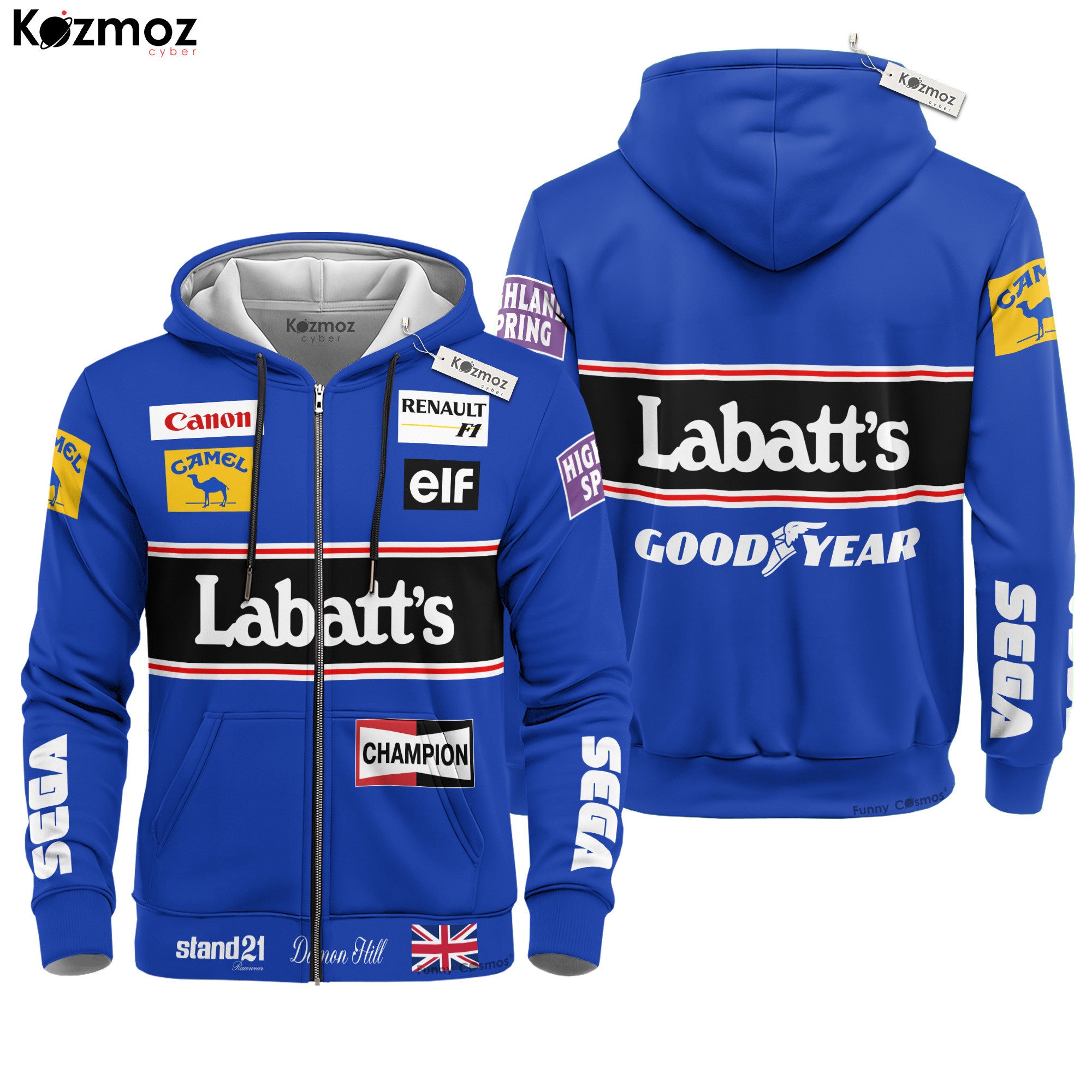 Damon Hill Racing Suit Canon 1993 Collection - Williams Renault Team