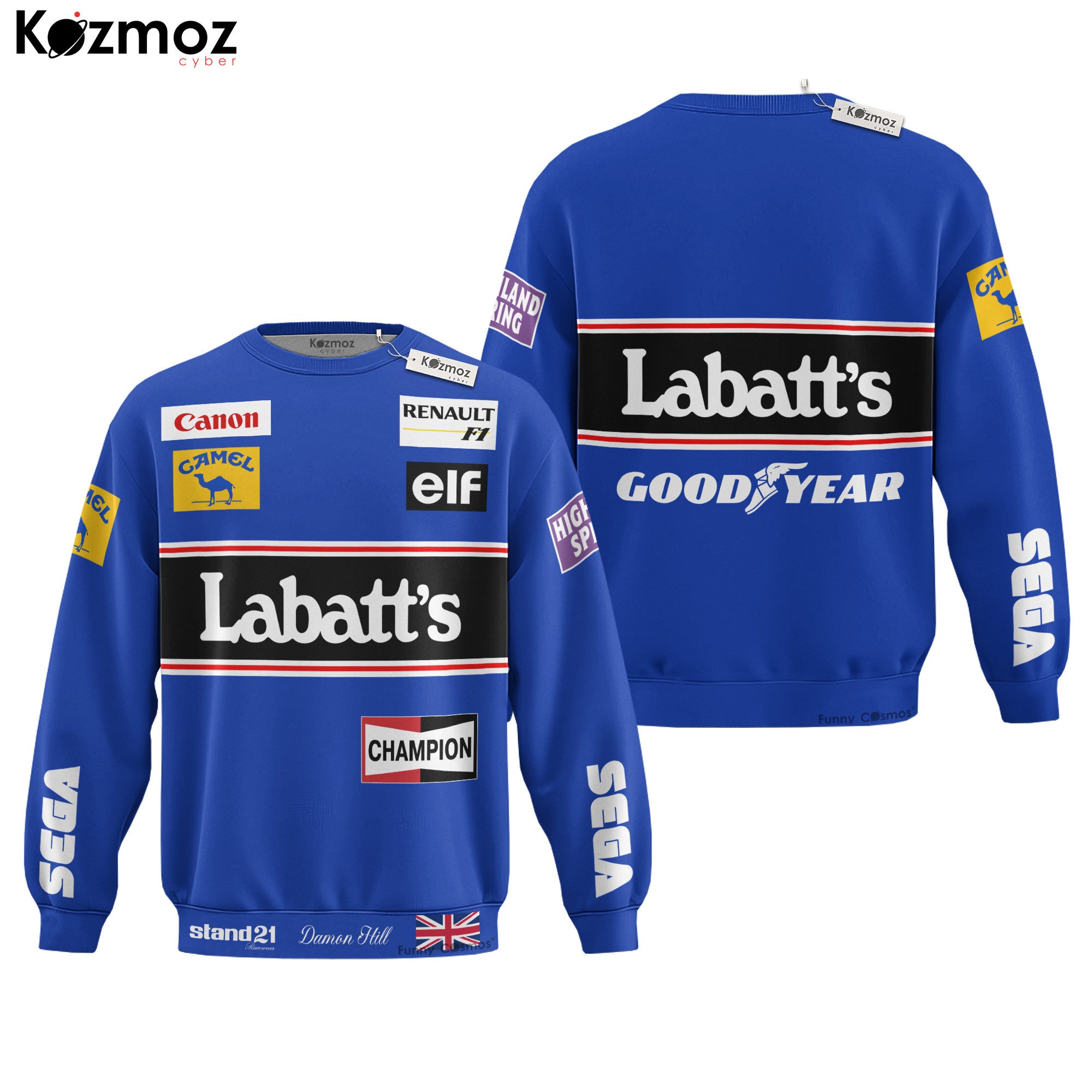 Damon Hill Racing Suit Canon 1993 Collection - Williams Renault Team