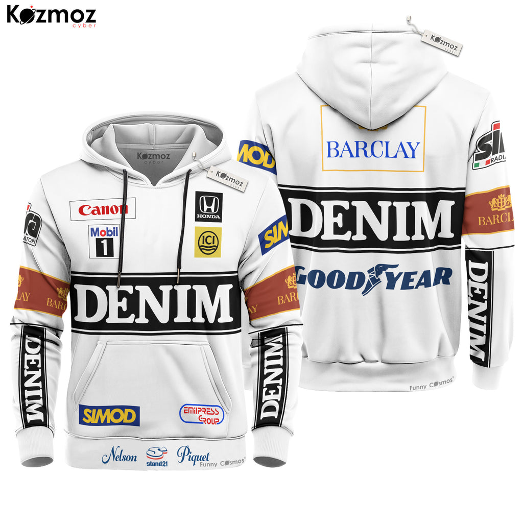 Nelson Piquet Racing Suit Denim 1987 Collection - Williams  Team