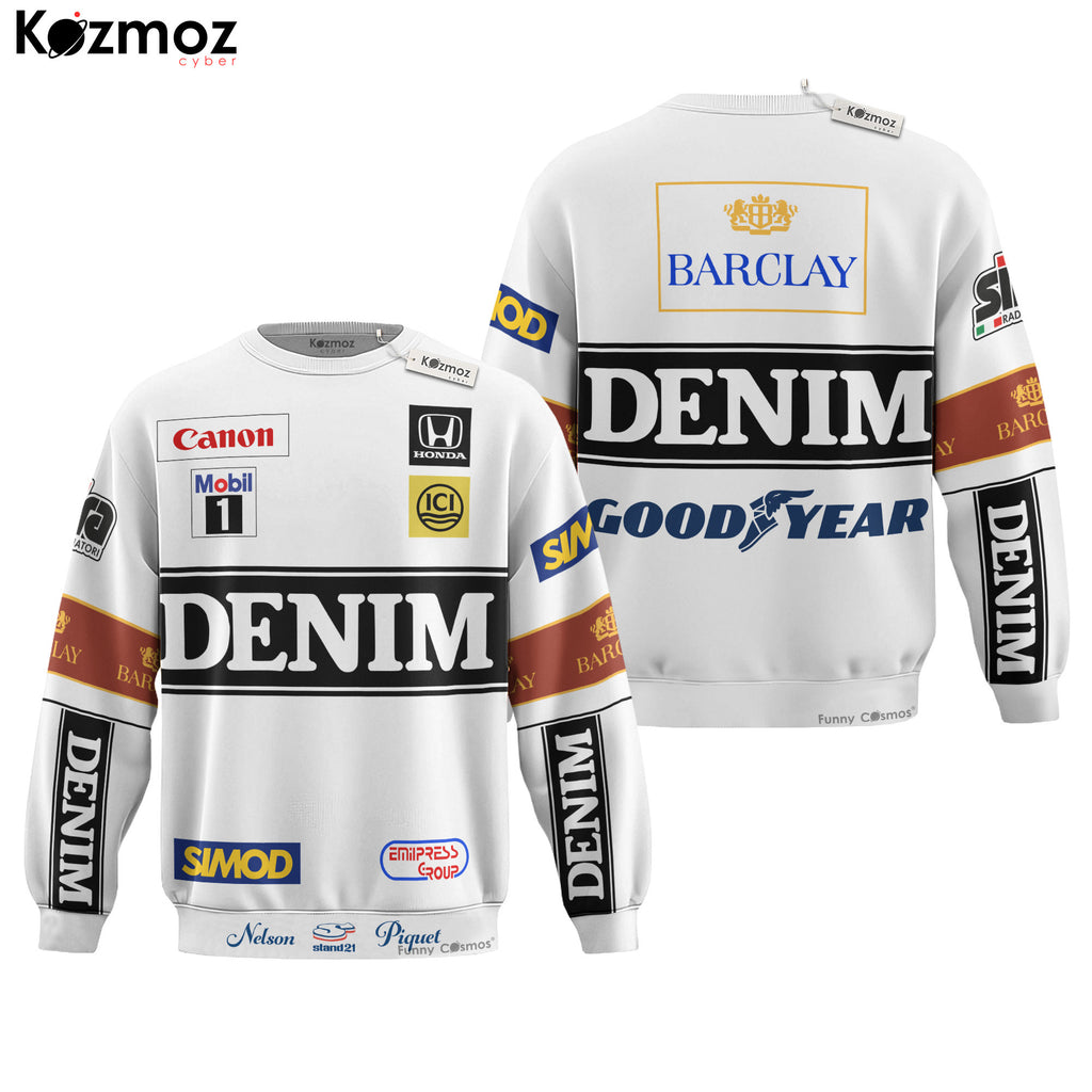 Nelson Piquet Racing Suit Denim 1987 Collection - Williams  Team