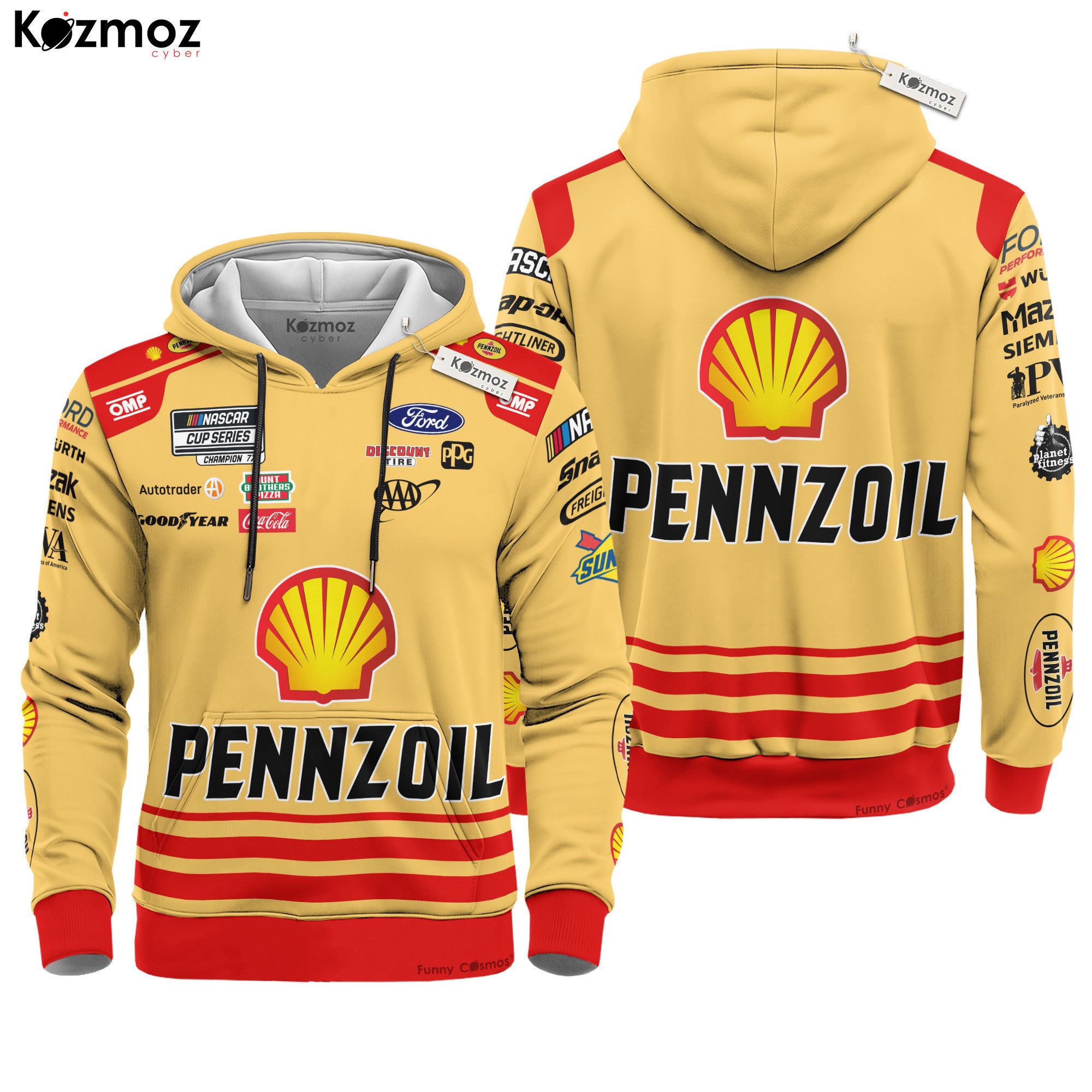 Joey Logano Racing Firesuit Costume 2024 Collection - Team Penske NASCAR Racing Team