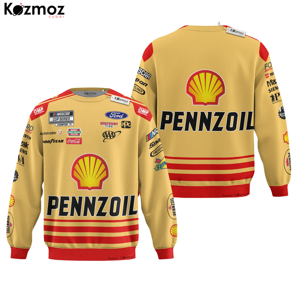 Joey Logano Racing Firesuit Costume 2024 Collection - Team Penske NASCAR Racing Team