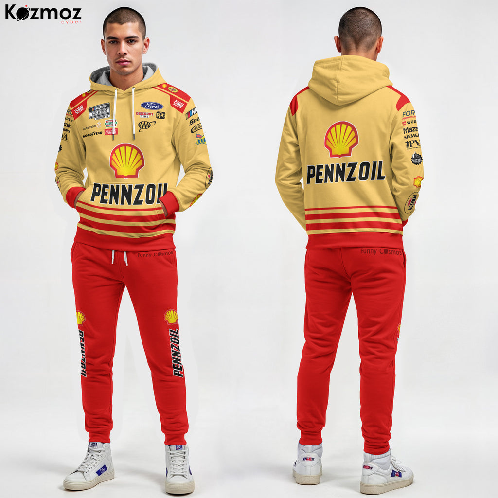 Joey Logano Racing Firesuit Costume 2024 Collection - Team Penske NASCAR Racing Team
