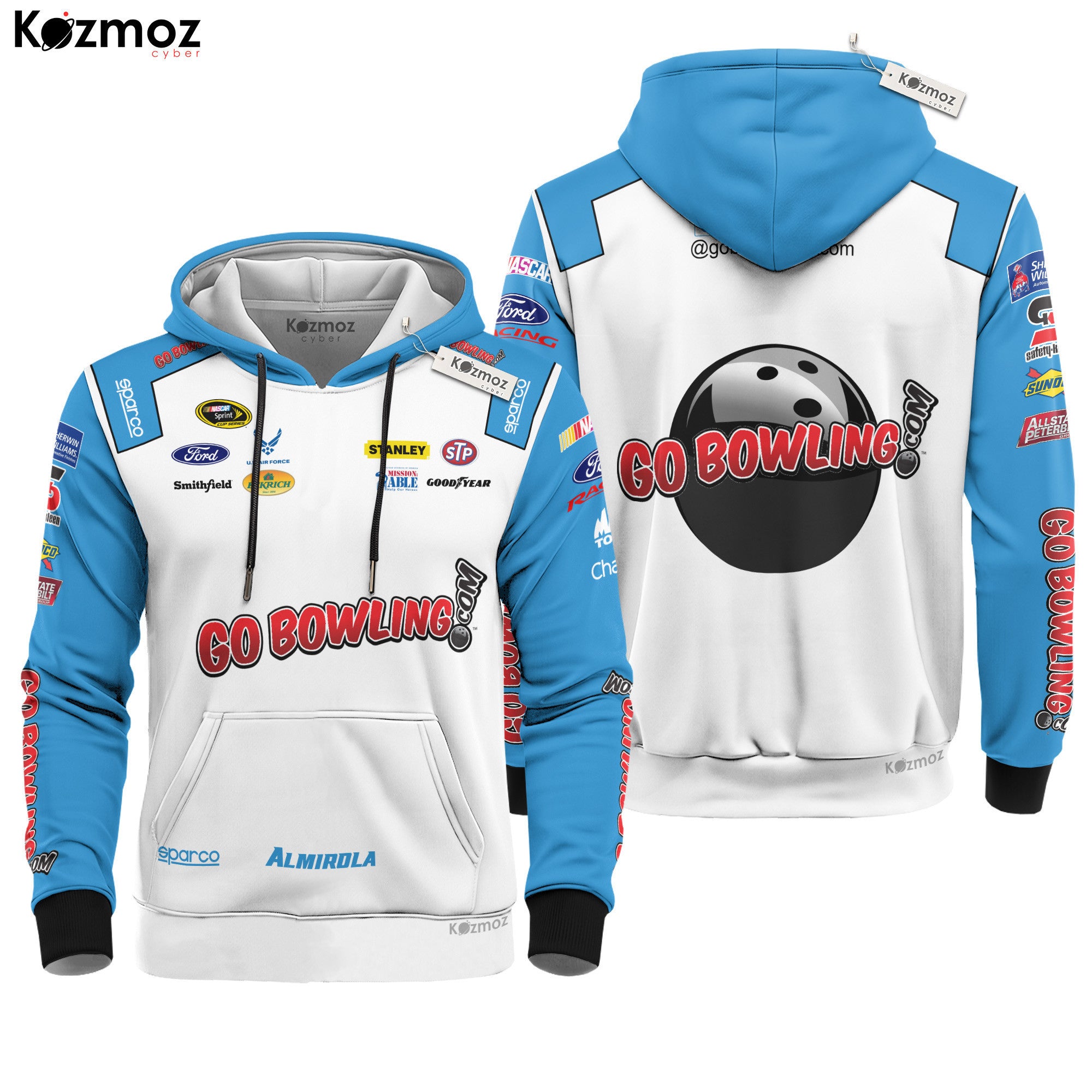 Aric Almirola Racing Costume Go Bowling 2014 Collection - JGR NASCAR Racing Team