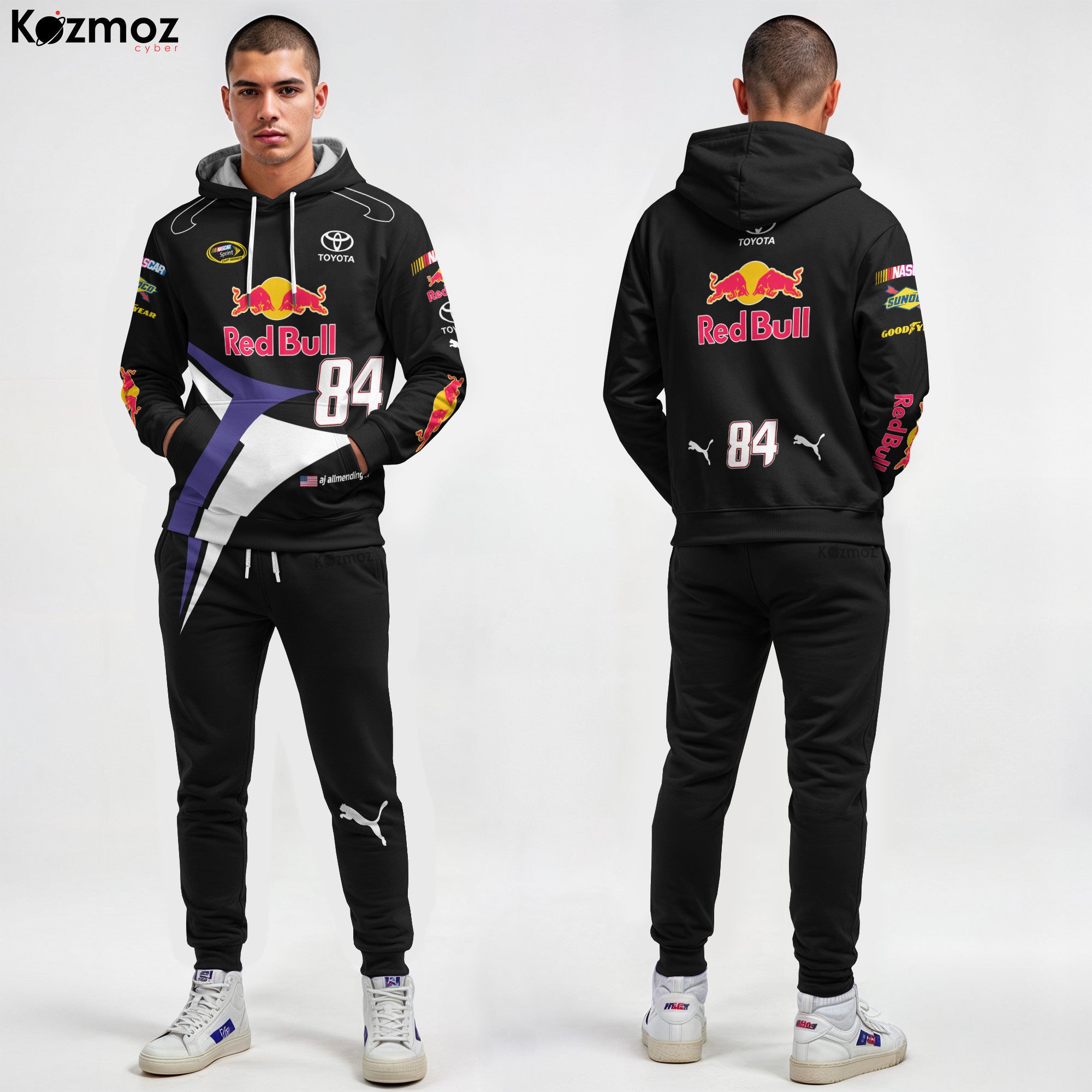 AJ Allmendinger Racing Costume 2008 Collection - Red Bull NASCAR Racing Team