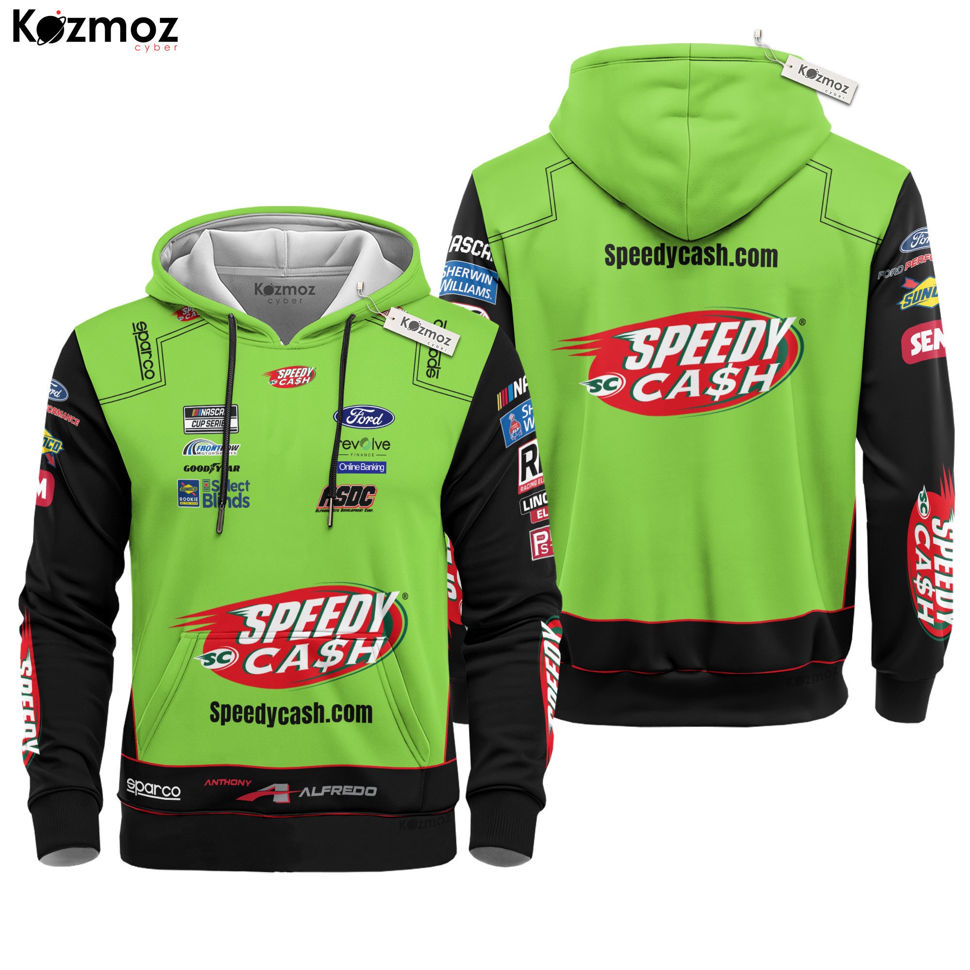 Anthony Alfredo Racing Costume 2022 Speedy Cash Collection - Our Motorsports NASCAR Racing Team