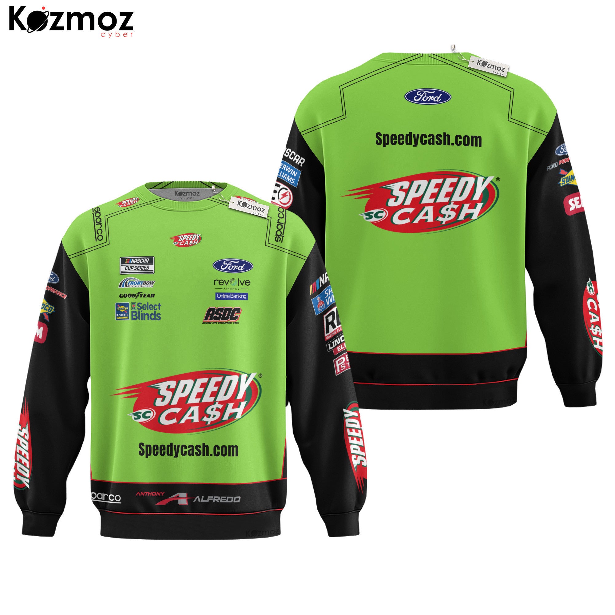 Anthony Alfredo Racing Costume 2022 Speedy Cash Collection - Our Motorsports NASCAR Racing Team