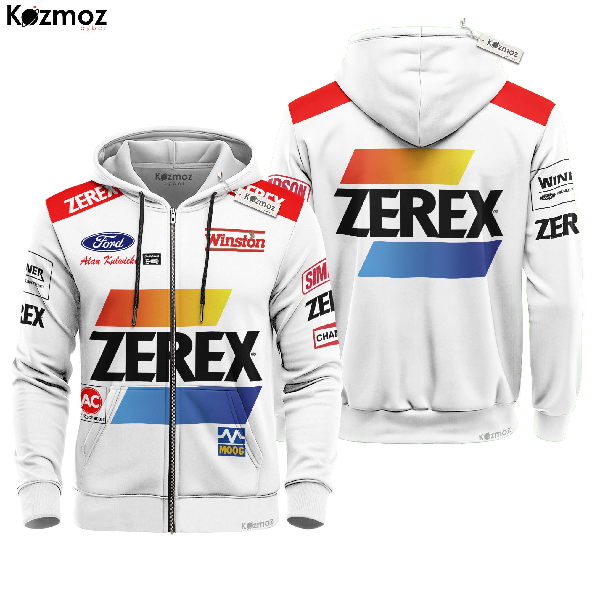 Alan Kulwicki Racing Costume Zerex 1989 Collection - AK Racing NASCAR Racing Team