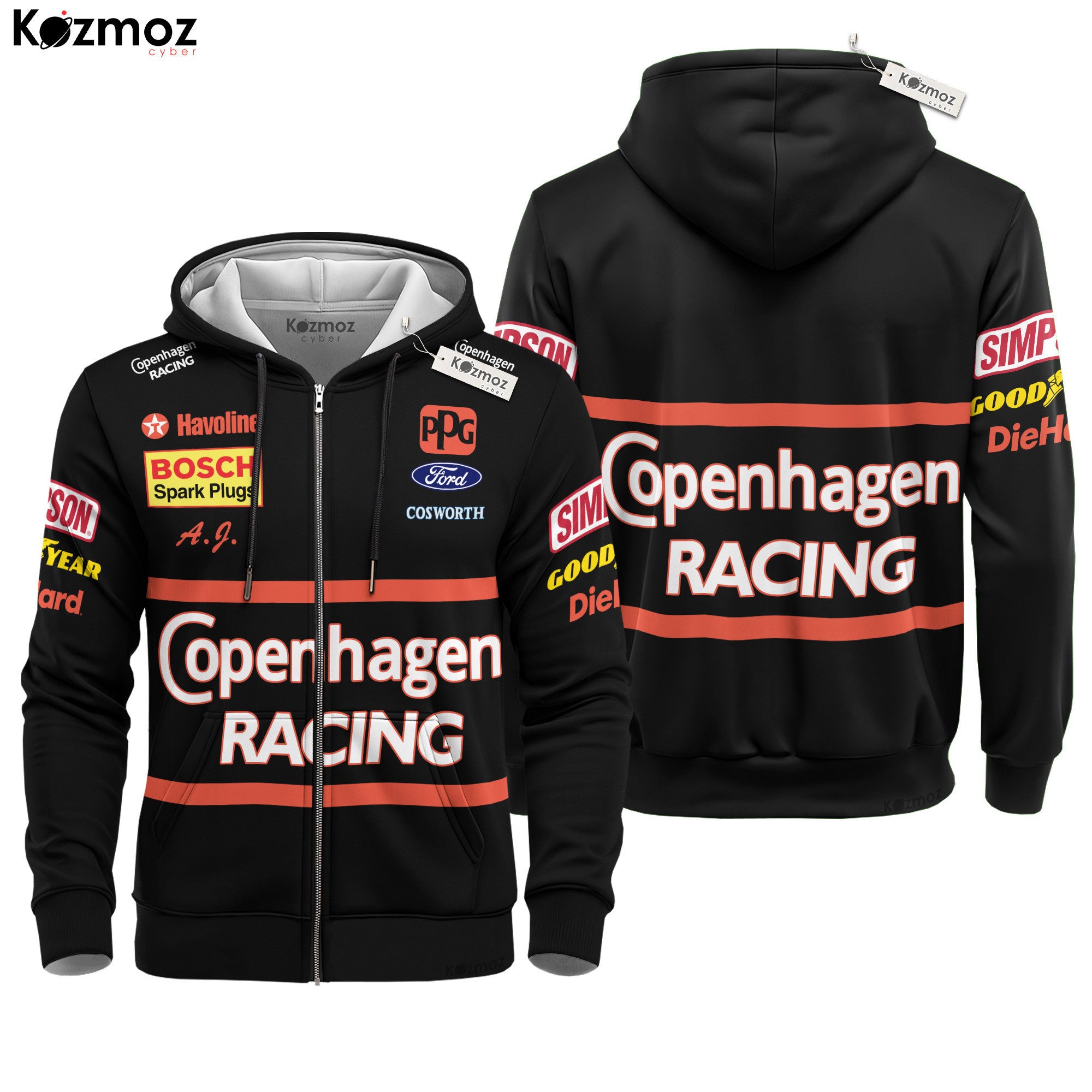 AJ Foyt Racing Suit Copenhagen 1989 Collection - NASCAR Racing Team