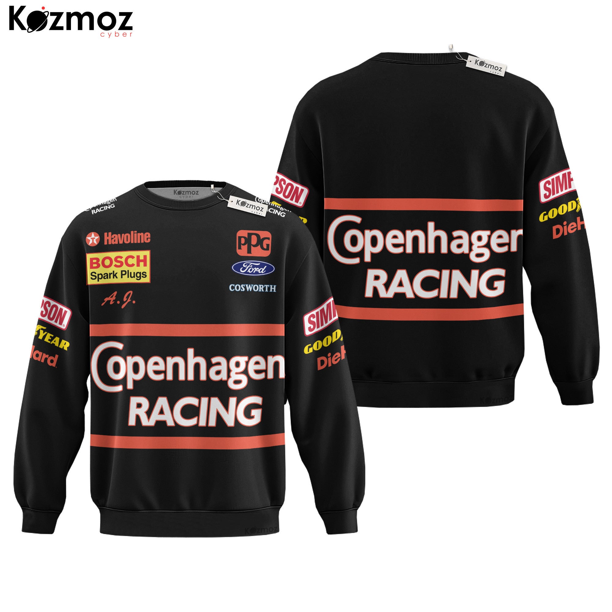 AJ Foyt Racing Suit Copenhagen 1989 Collection - NASCAR Racing Team