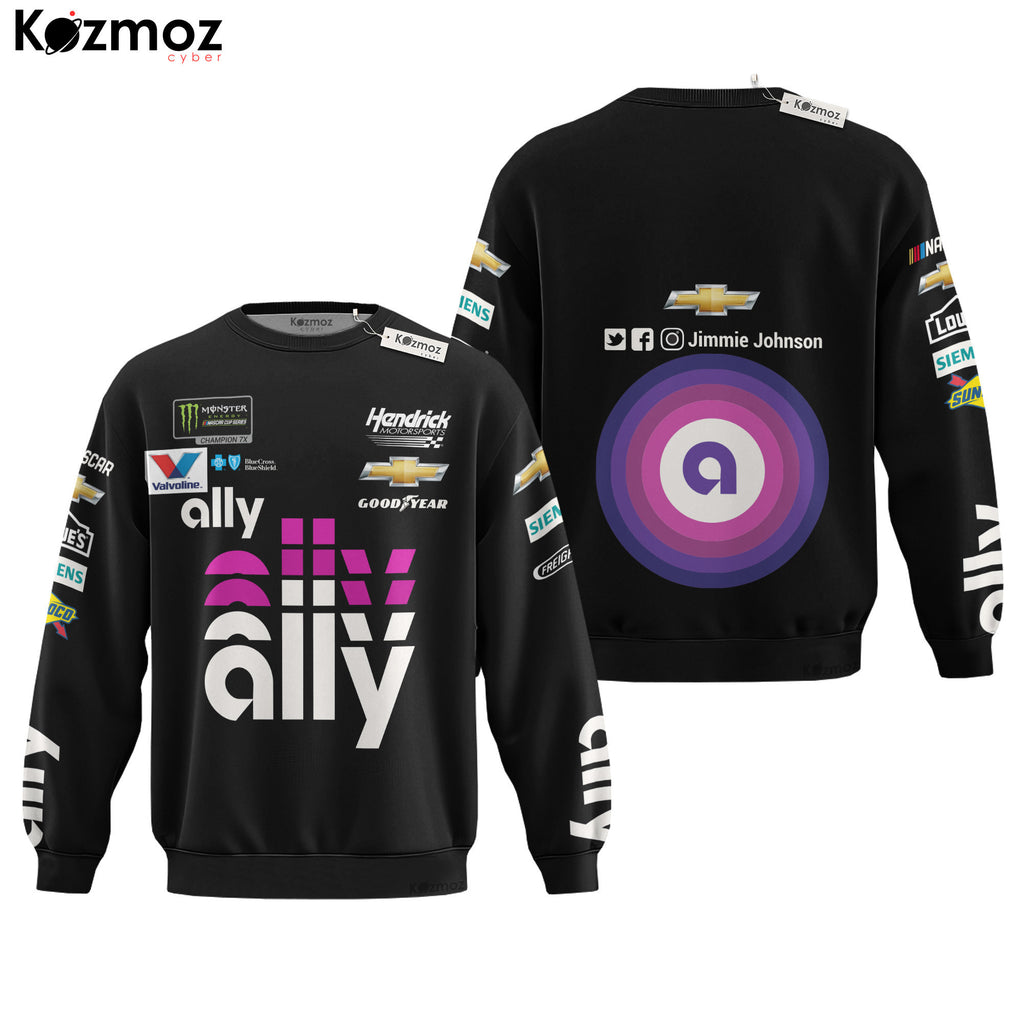 Jimmie Johnson Racing Suit Ally Purple 2020 Collection - NASCAR Racing Team