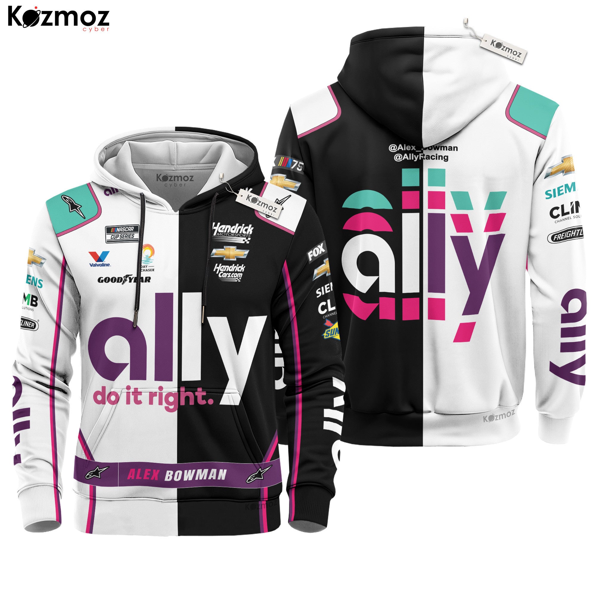 Alex Bowman Racing Suit Ally 2023 Collection - NASCAR Racing Team