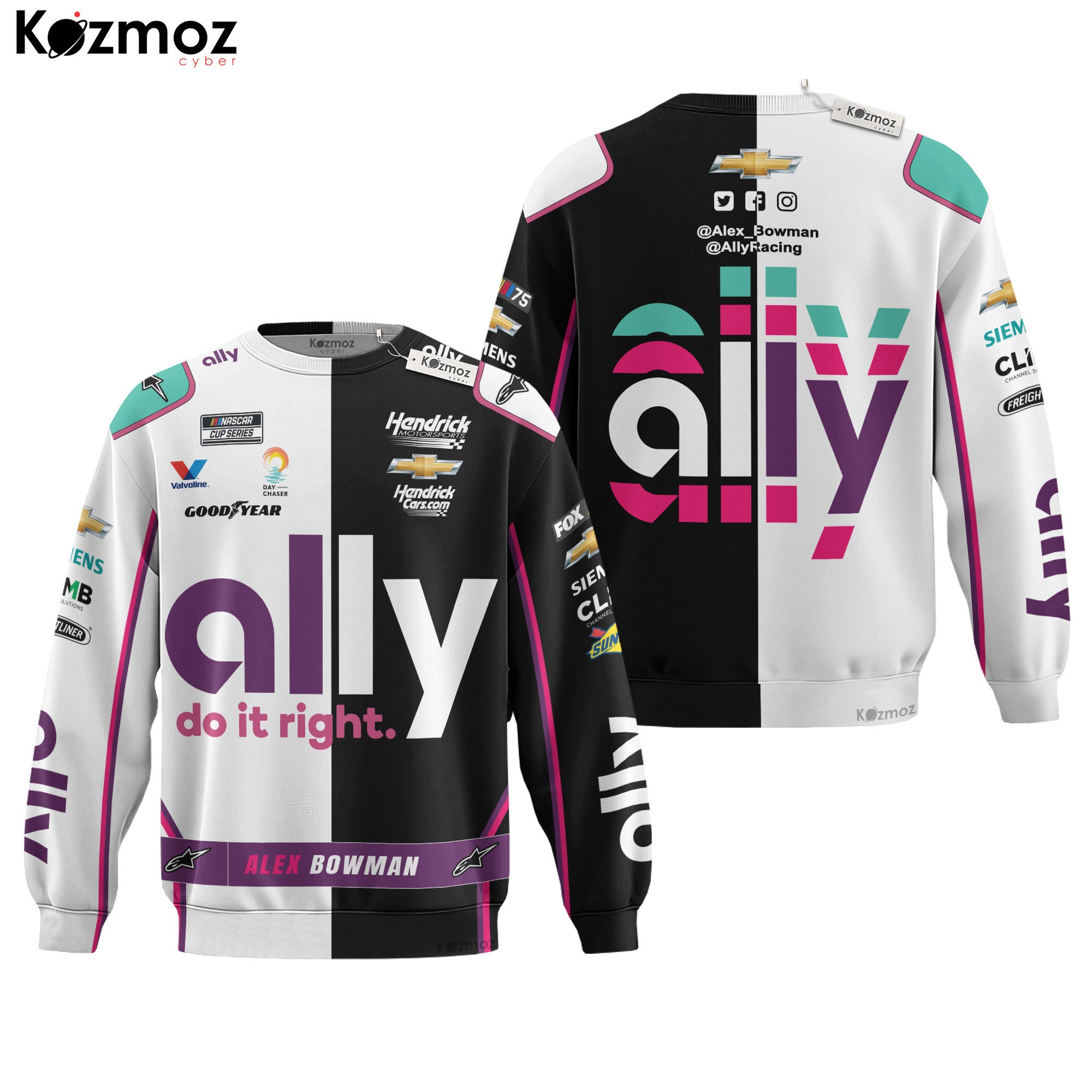Alex Bowman Racing Suit Ally 2023 Collection - NASCAR Racing Team