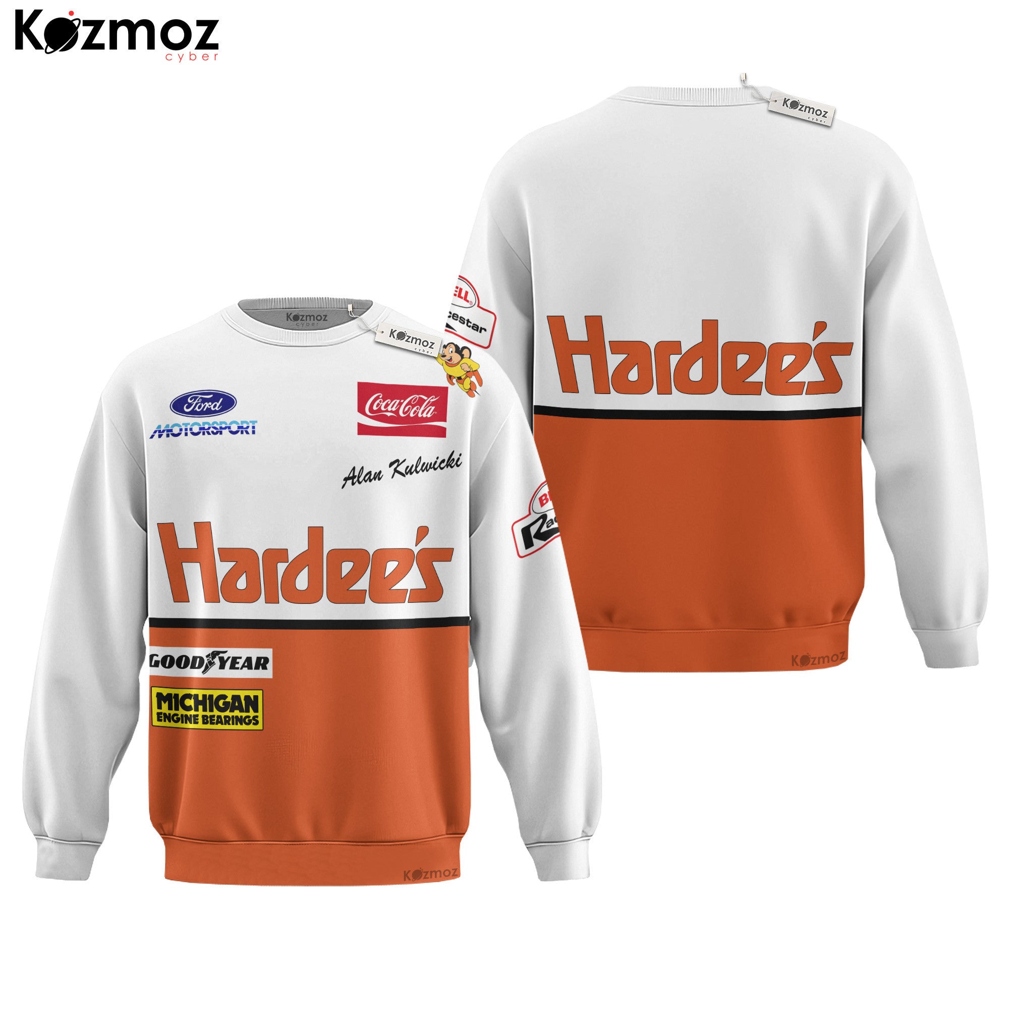 Alan Kulwicki Racing Suit Hardee 1993 Collection - NASCAR Racing Team