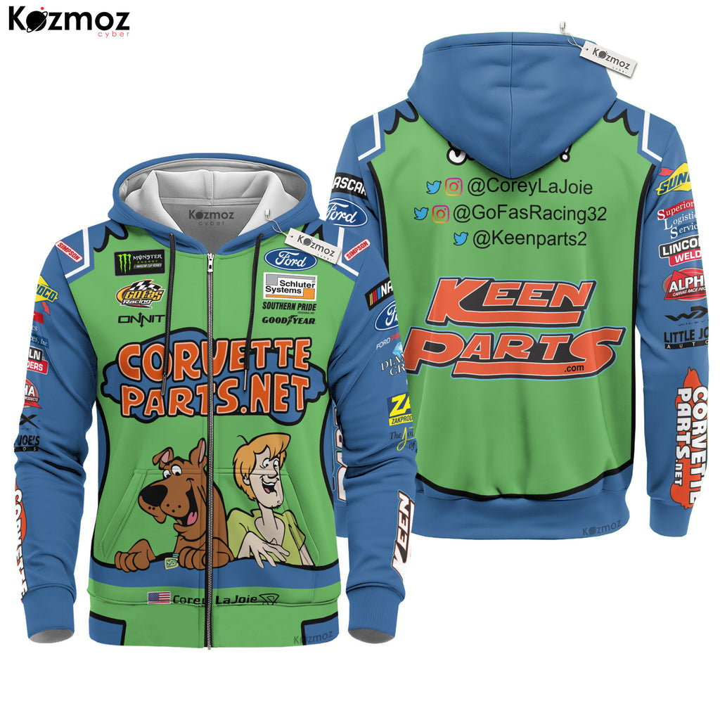 Corey LaJoie Racing Suit Corvette Parts Collection - NASCAR Racing Team