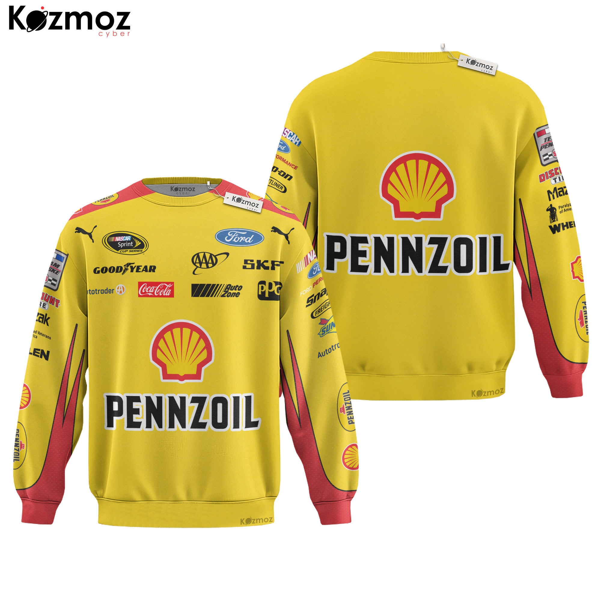 Joey Logano Racing Suit Shell-Pennzoil #22 2018 Collection - NASCAR Racing Team