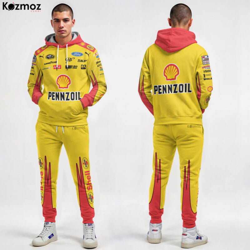 Joey Logano Racing Suit Shell-Pennzoil #22 2018 Collection - NASCAR Racing Team