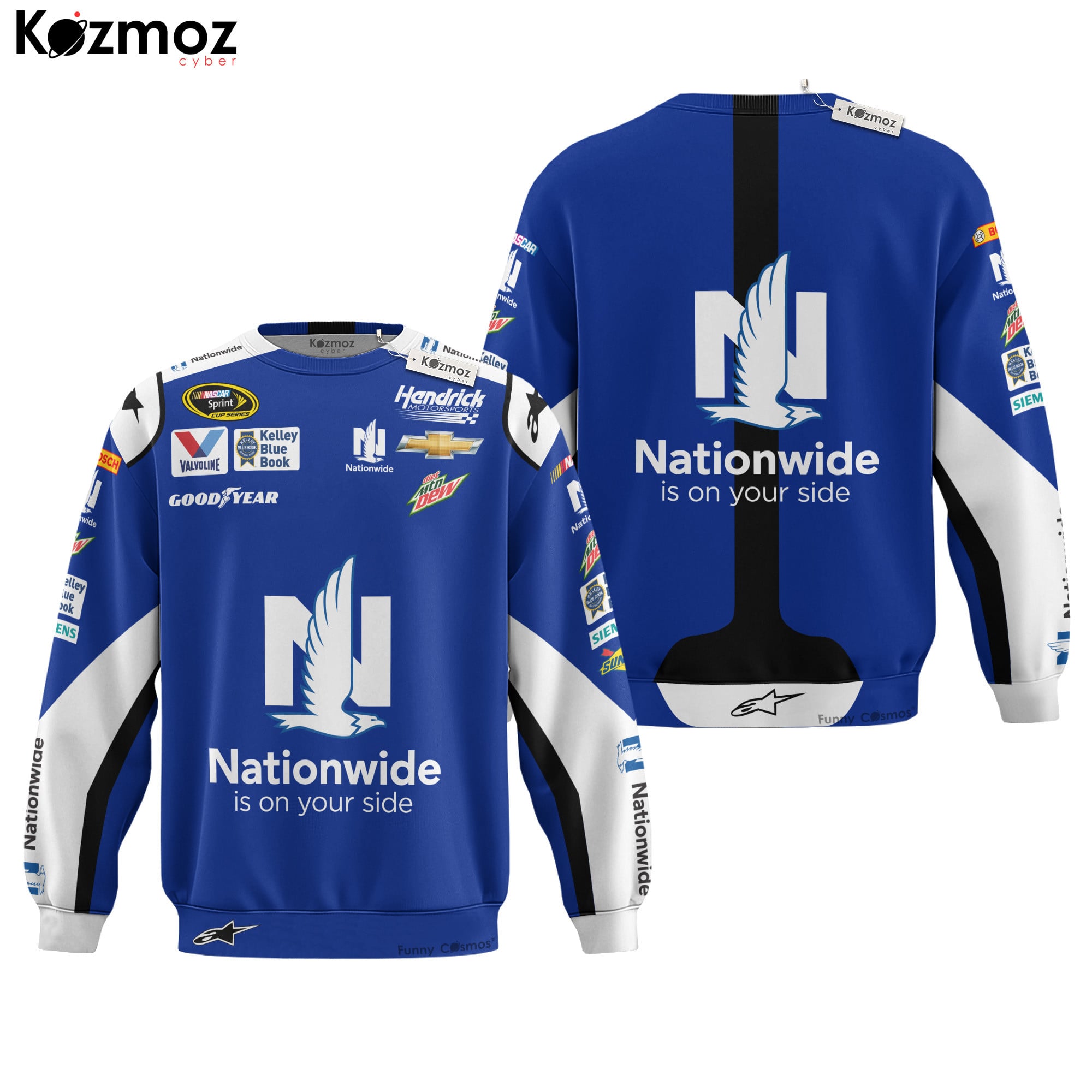 Dale Earnhardt Jr Racing Firesuit Costume Sprint Cup Series 2015 Collection - Hendrick Motorsports NASCAR Racing Team