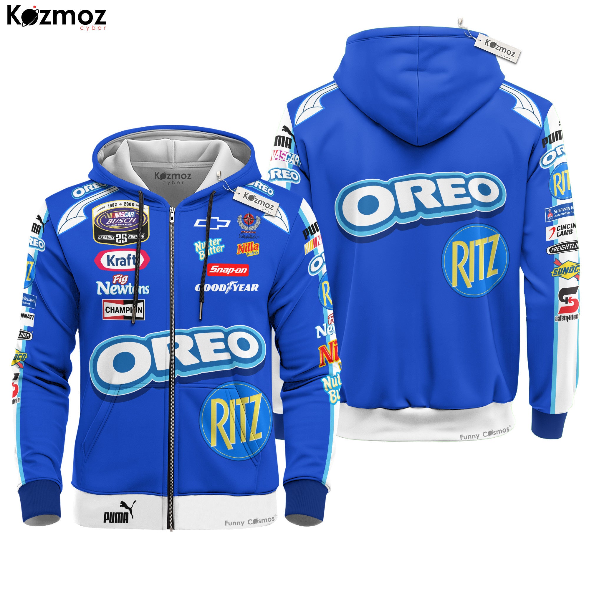 Dale Earnhardt Jr Racing Firesuit Costume Signed Oreo Ritz 2006 Collection - Hendrick Motorsports NASCAR Racing Team