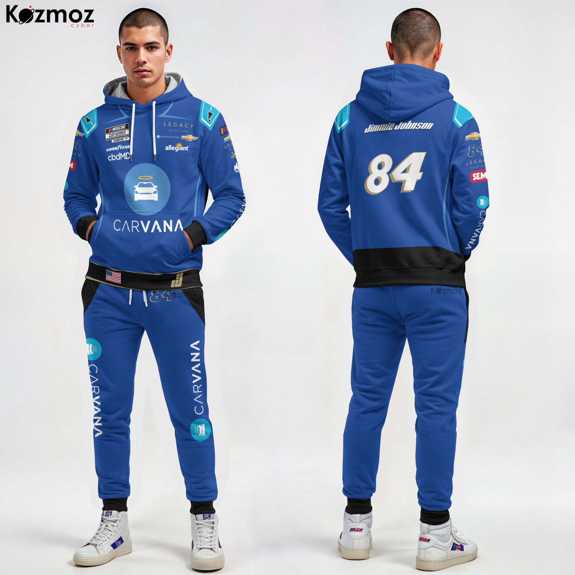 Jimmie Johnson Racing Costume 2023 Carvana Collection - Legacy Motor Club NASCAR Racing Team