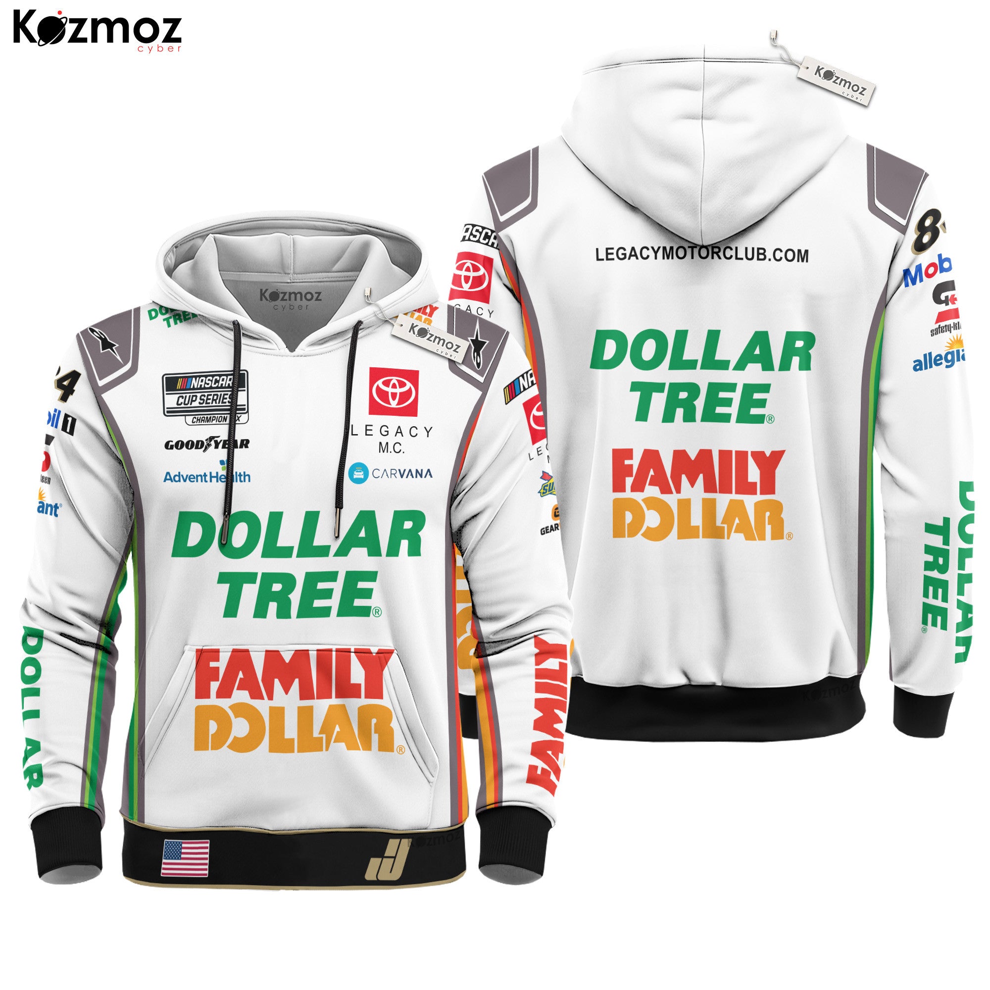 Jimmie Johnson Racing Costume 2024 Dollar tree Collection - Legacy Motor Club NASCAR Racing Team