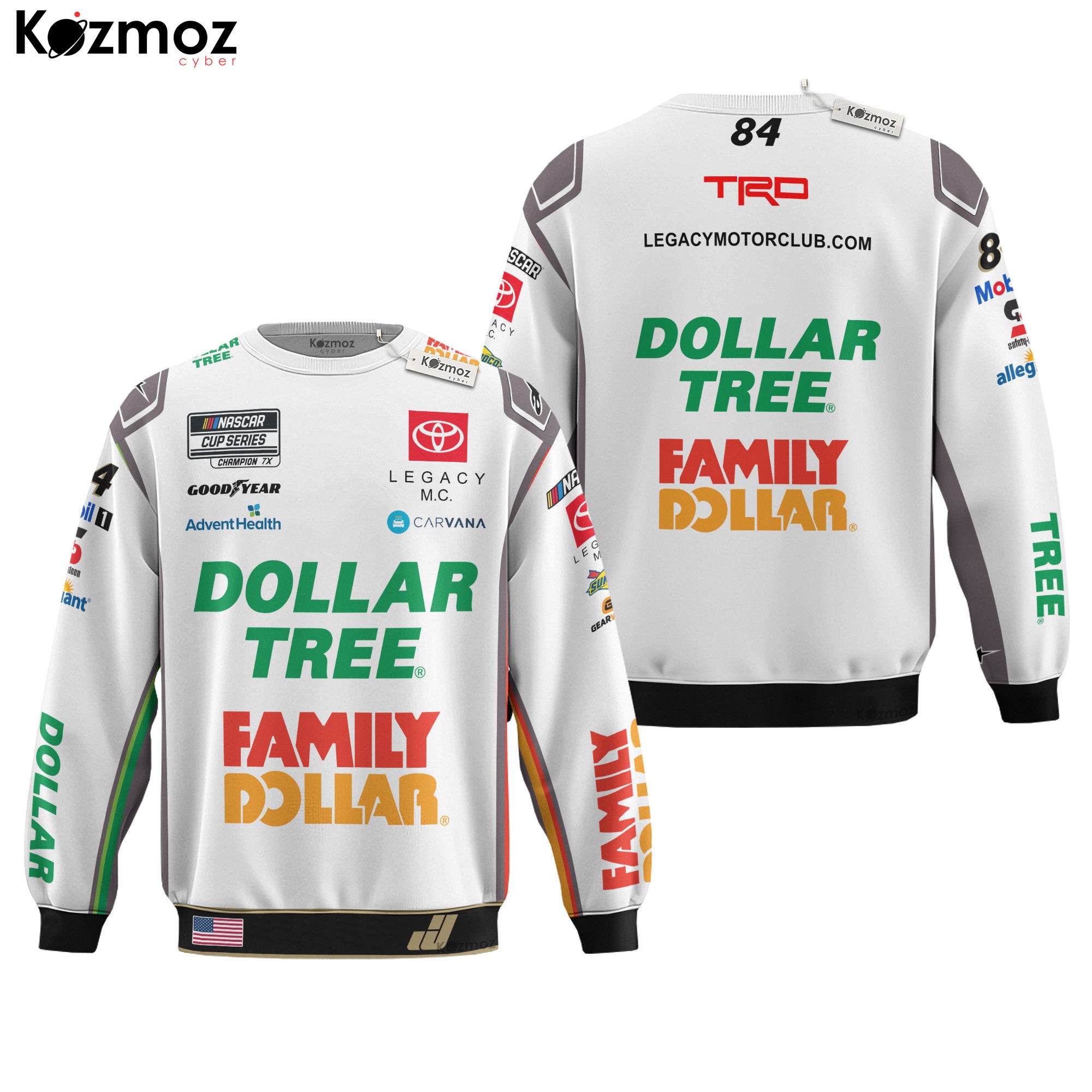 Jimmie Johnson Racing Costume 2024 Dollar tree Collection - Legacy Motor Club NASCAR Racing Team