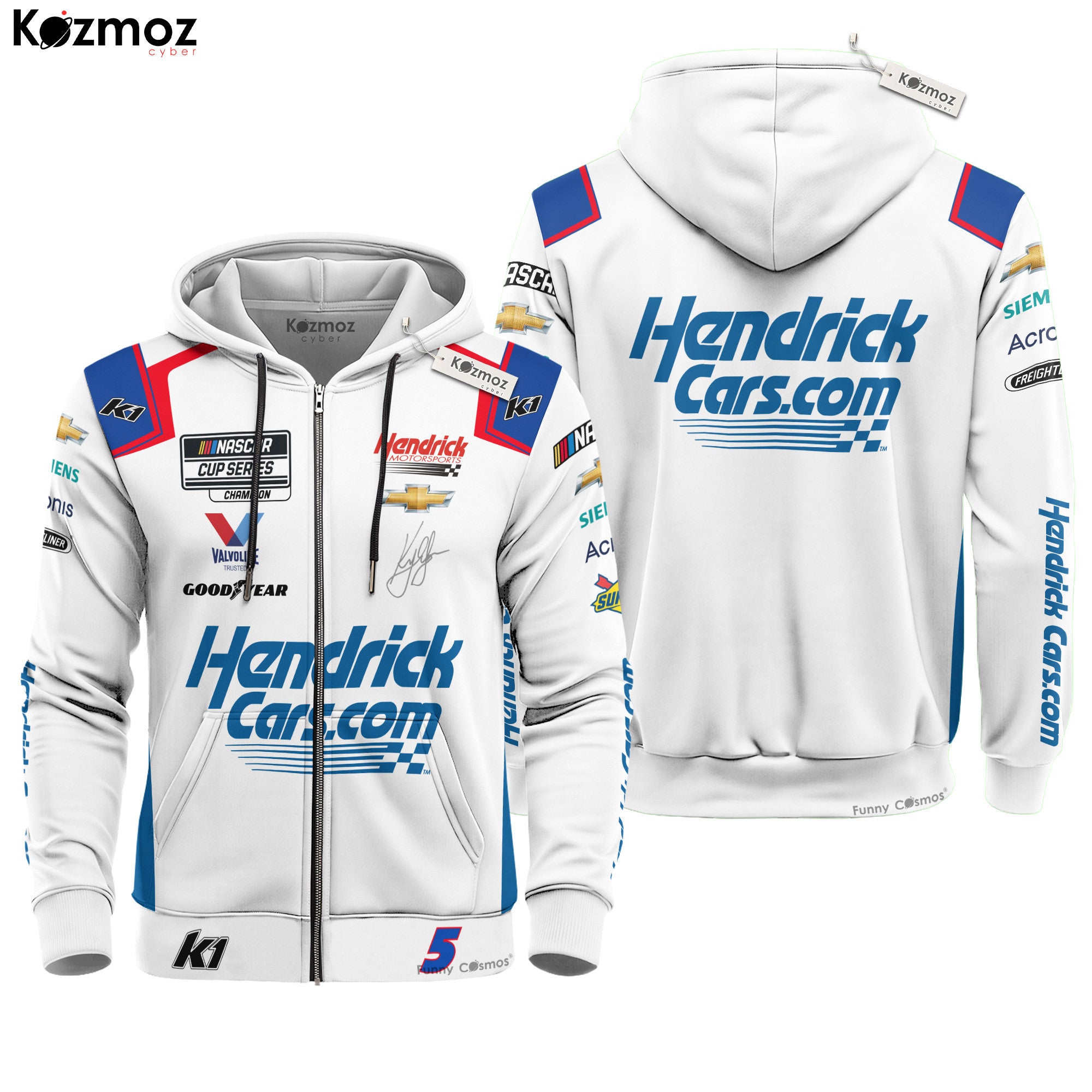 Kyle Larson Racing Firesuit Costume Signed & Race-Used 2022 Collection - Hendrick Motorsports NASCAR Racing Team