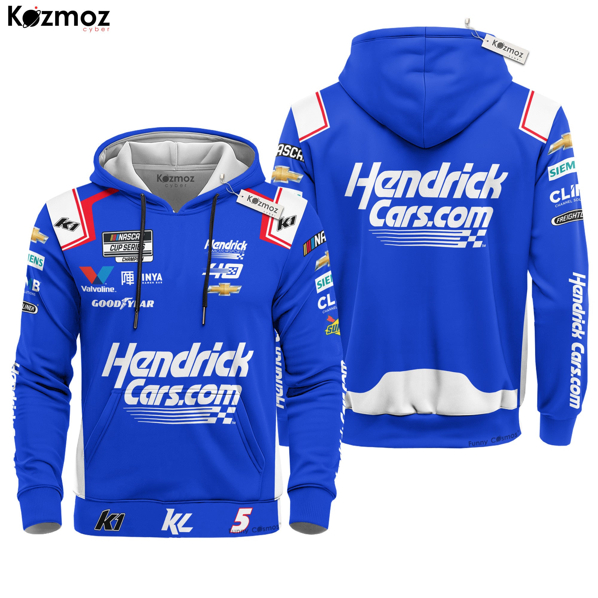 Kyle Larson Racing Firesuit Costume Race Weekend Sweep Bristol 2025 Collection - Hendrick Motorsports NASCAR Racing Team