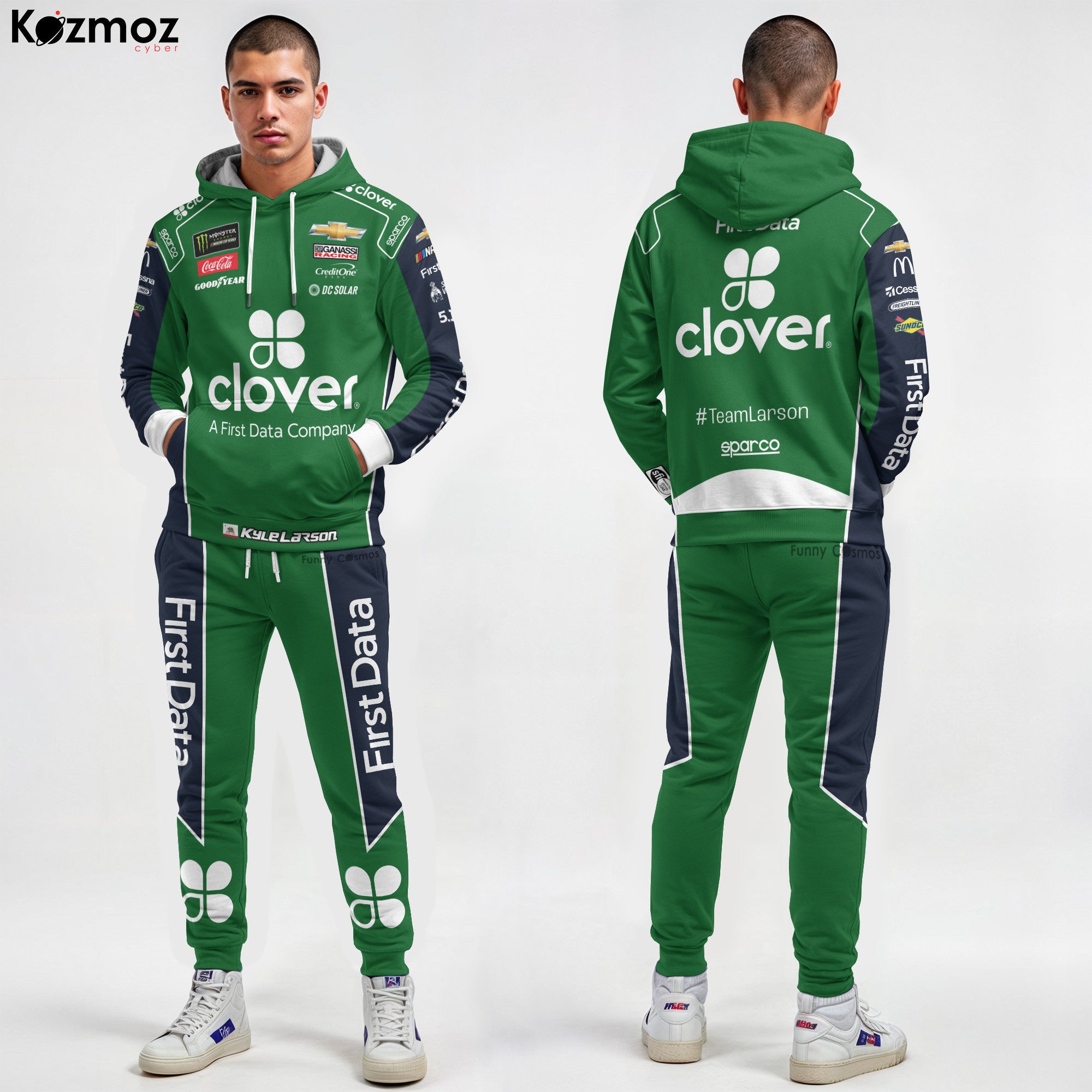 Kyle Larson Racing Firesuit Costume Signed & Race-Used 2018 Collection - Hendrick Motorsports NASCAR Racing Team