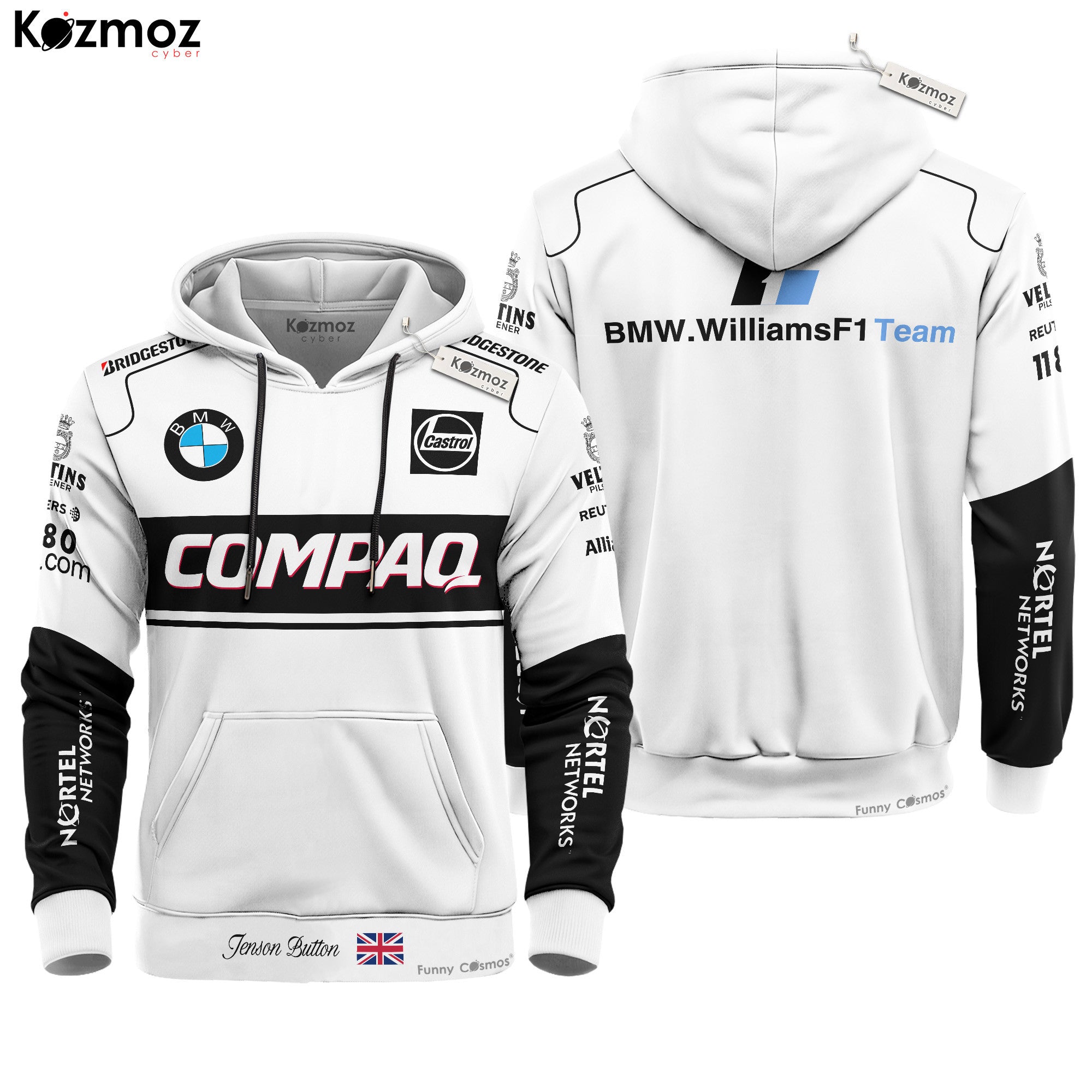 Jenson Button Racing Costume BMW Williams 2000 Collection - Williams Racing Team