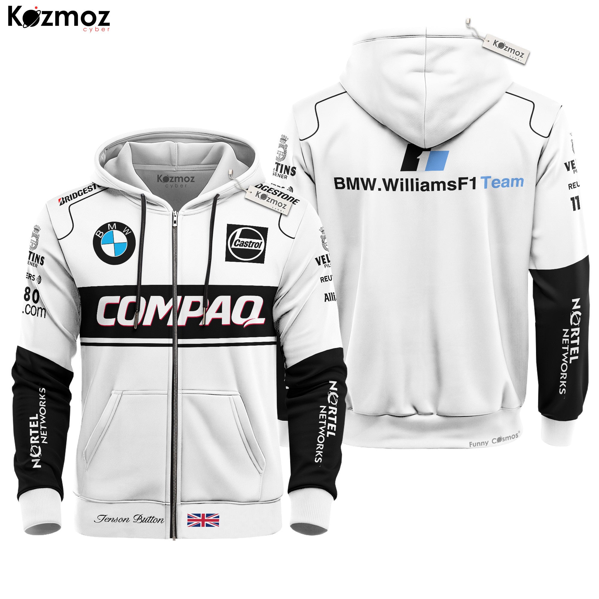 Jenson Button Racing Costume BMW Williams 2000 Collection - Williams Racing Team