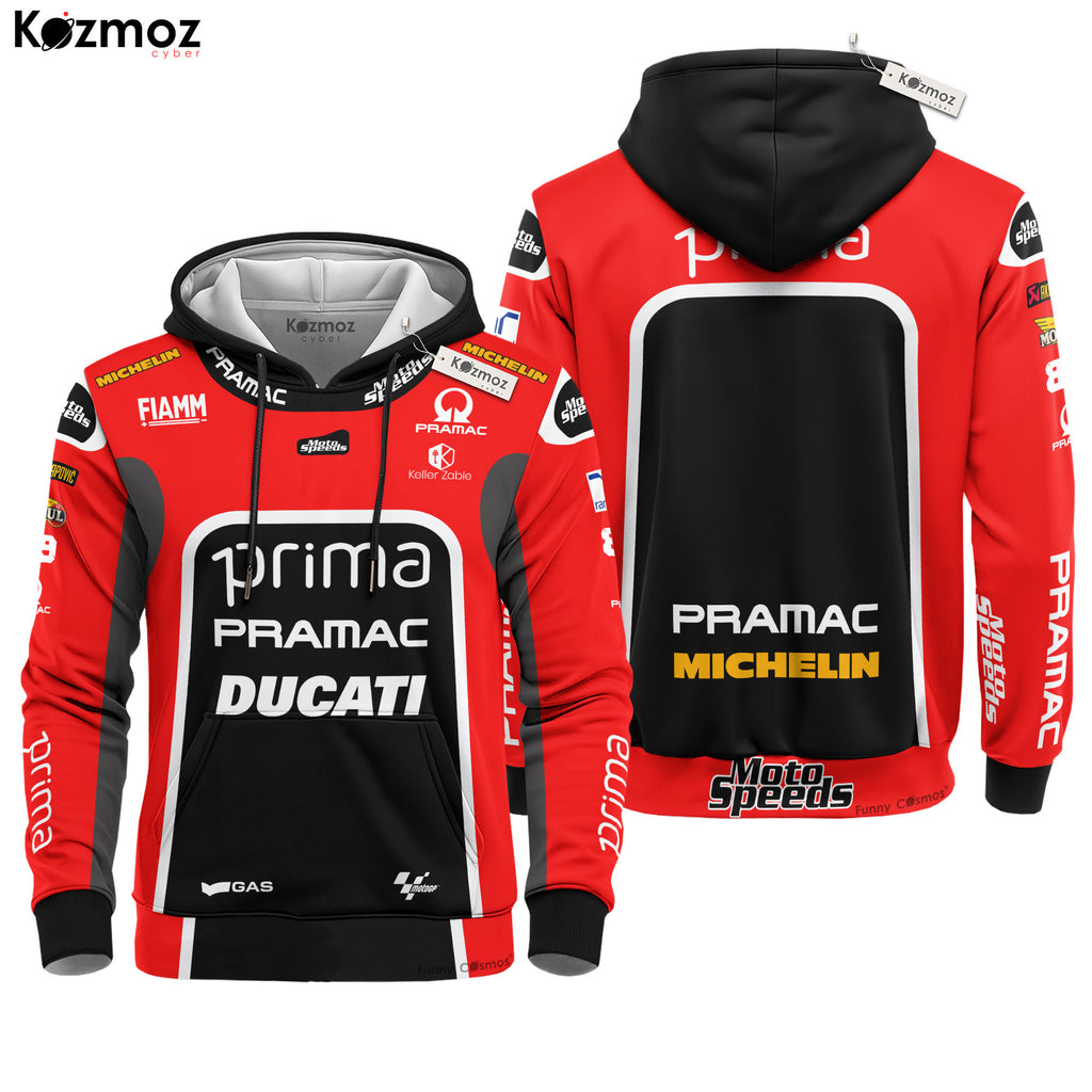 Jorge Martin Racing Suit Ducati British GP 2024 Collection - Ducati MotoGP Racing Team