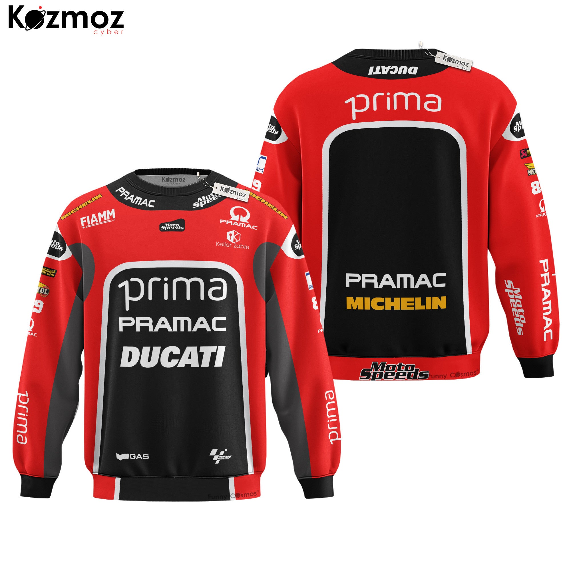 Jorge Martin Racing Suit Ducati British GP 2024 Collection - Ducati MotoGP Racing Team