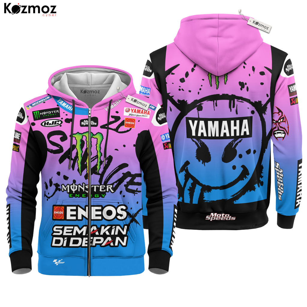 Fabio Quartararo Yamaha Racing Suit French GP 2024 Collection - Yamaha MotoGP Racing Team