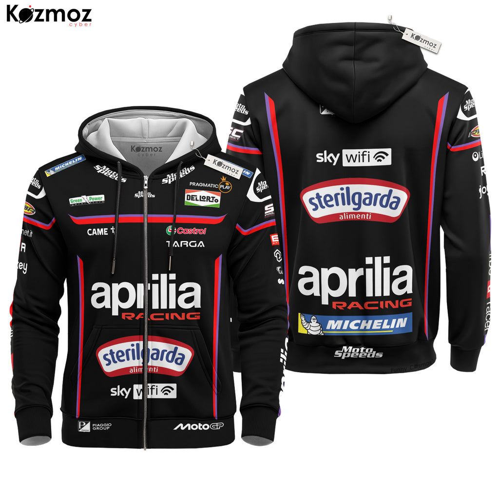 Jorge Martin Motorcycle Racing Suit Aprilia 2025 Collection - Aprilia MotoGP Racing Team