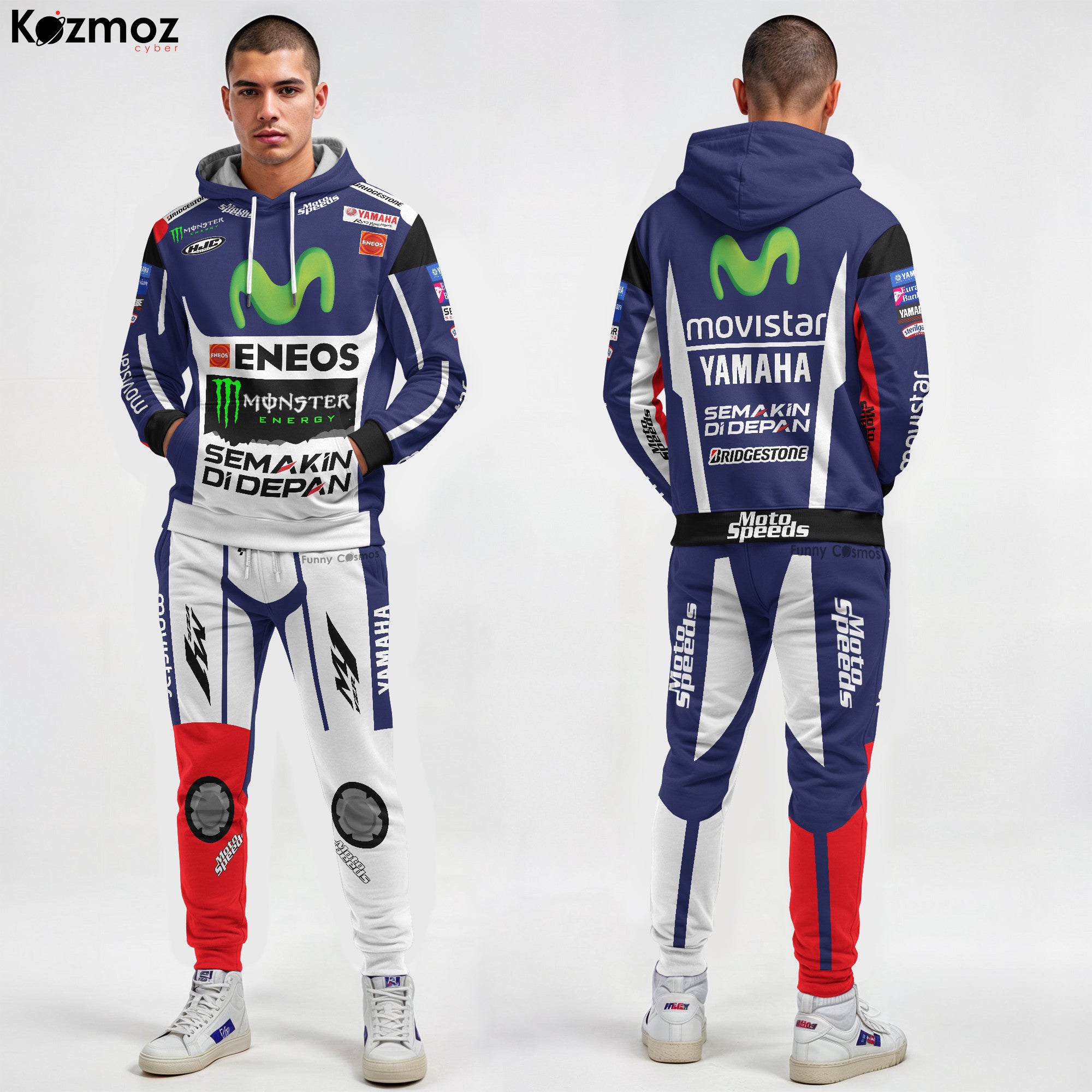 Jorge Lorenzo Racing Costume Yamaha Movistar 2015 Collection - Yamaha MotoGP Racing Team