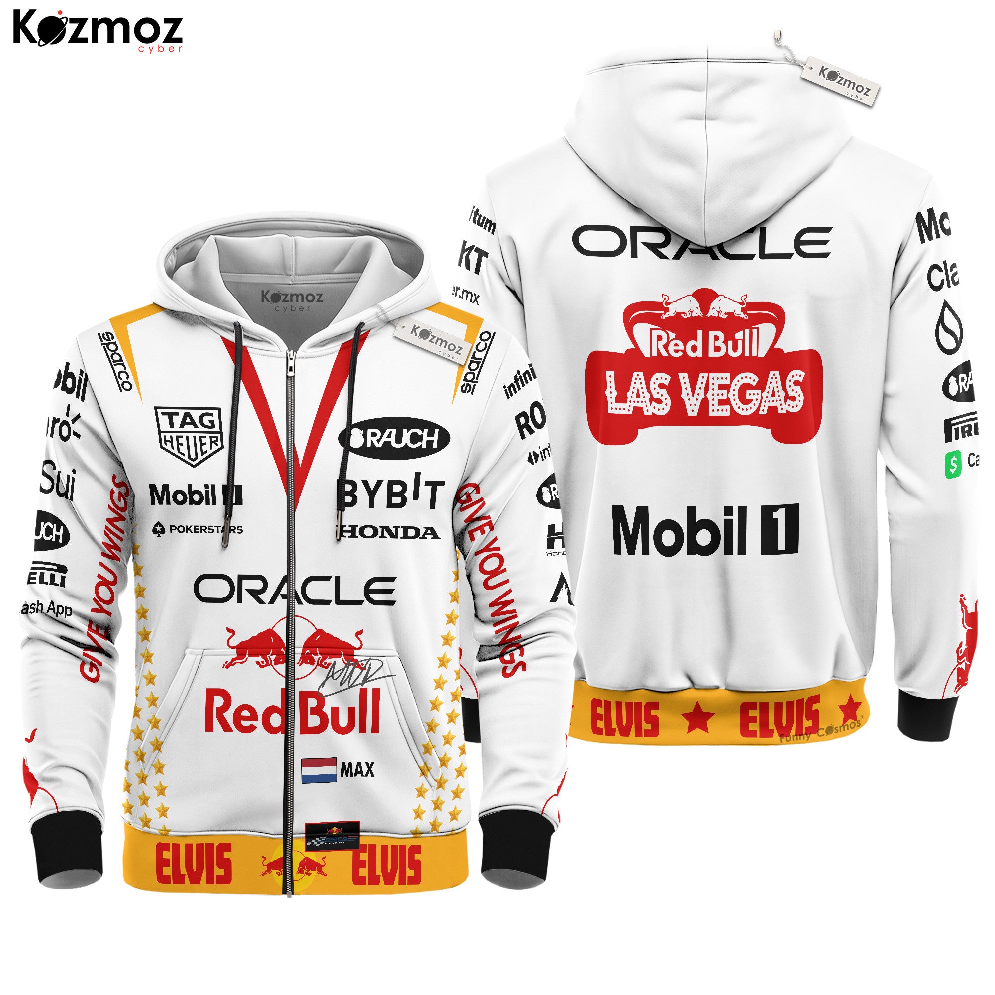 Max Verstappen Racing Costume 2023 Las Vegas GP Edition - RB Racing Team