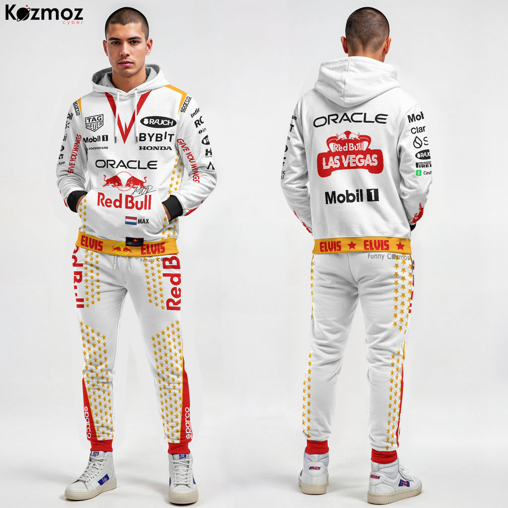 Max Verstappen Racing Costume 2023 Las Vegas GP Edition - RB Racing Team