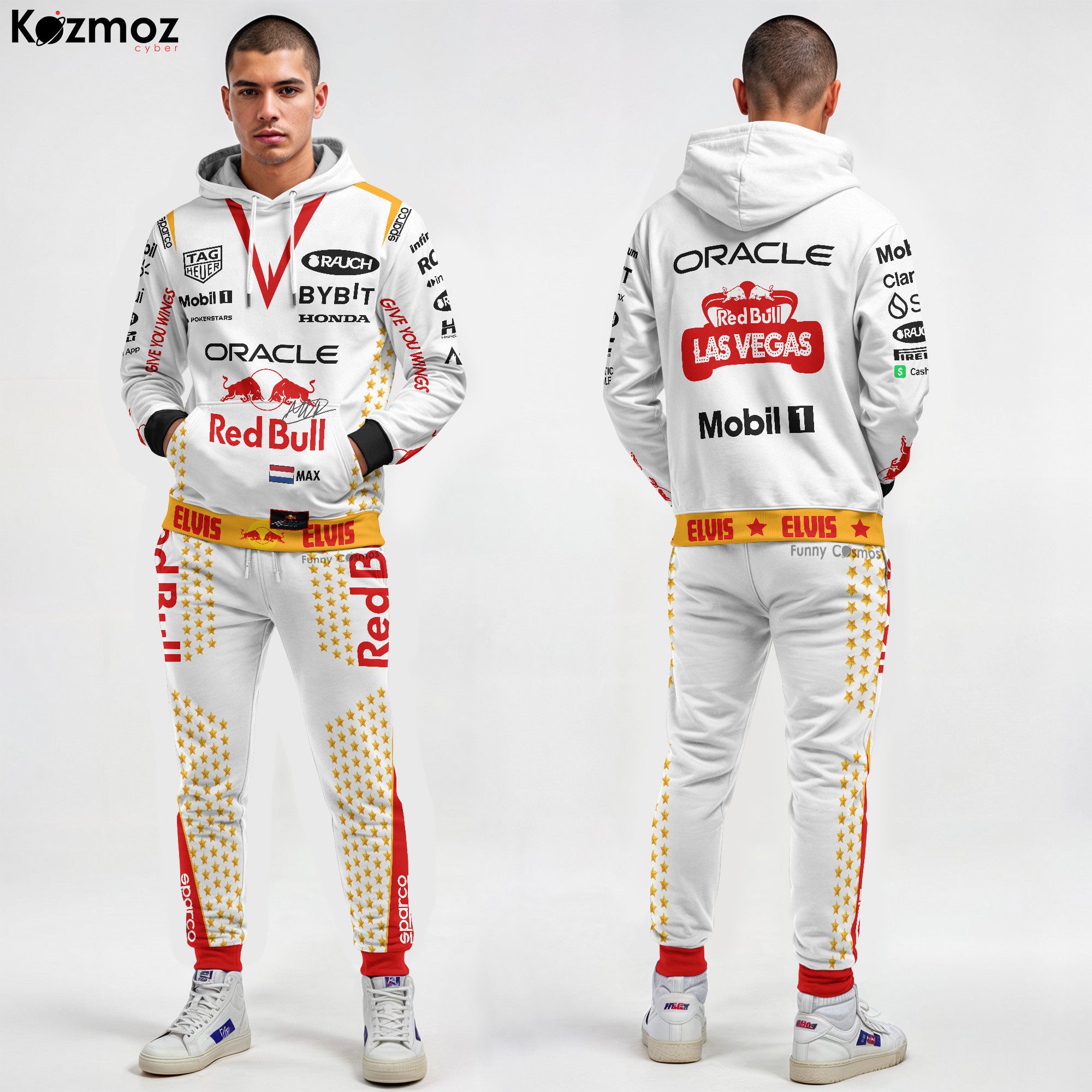 Max Verstappen Racing Costume 2023 Las Vegas GP Edition - RB Racing Team