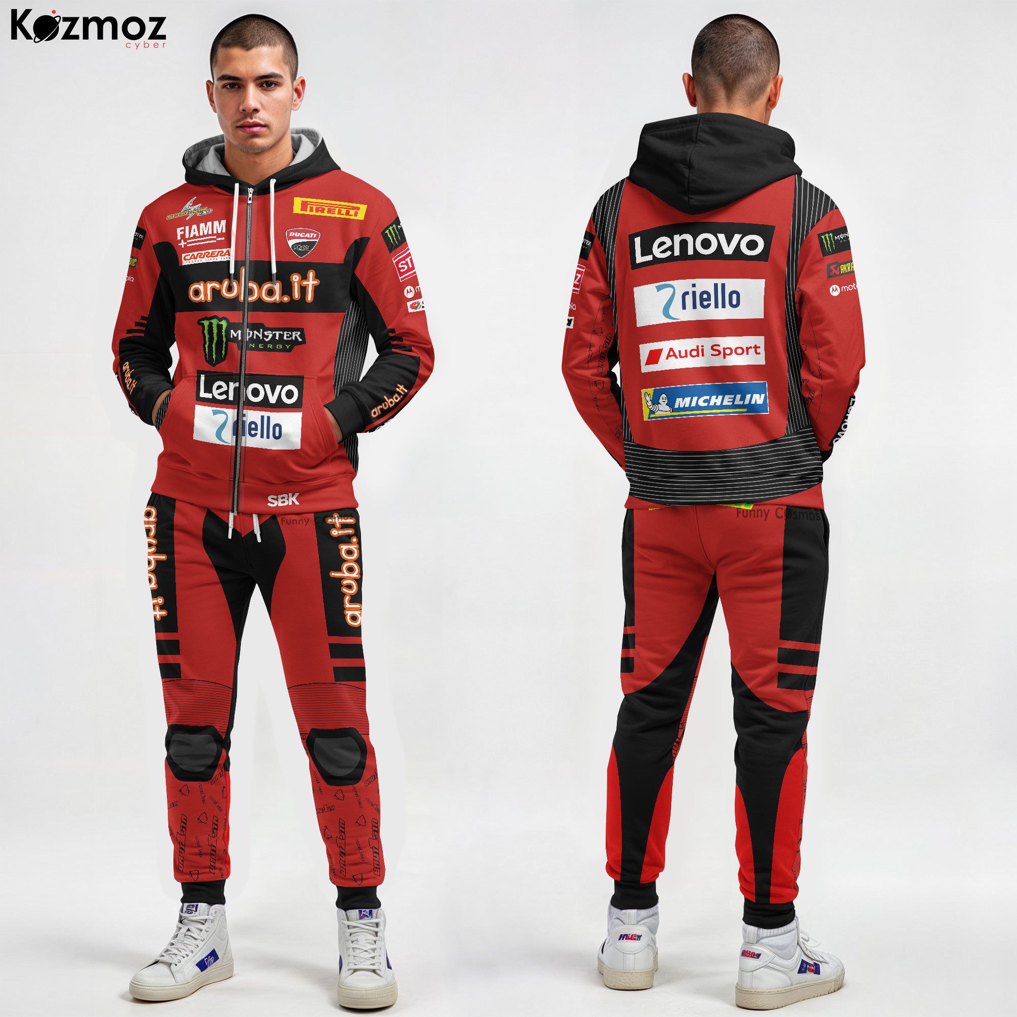 Alvaro Bautista Racing Costume 2020 - Aruba.It Ducati WSBK Team